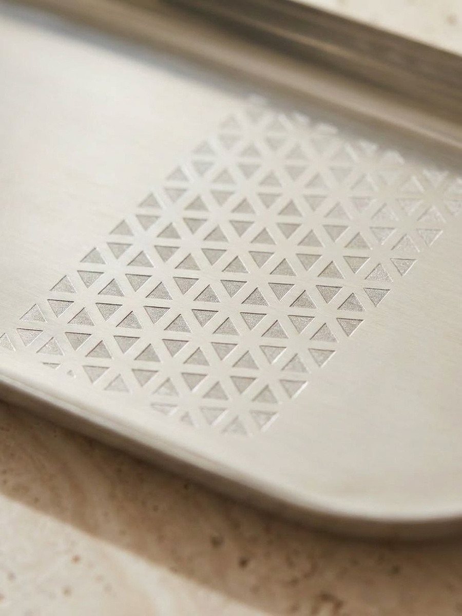 Geo Embellished Serving Tray