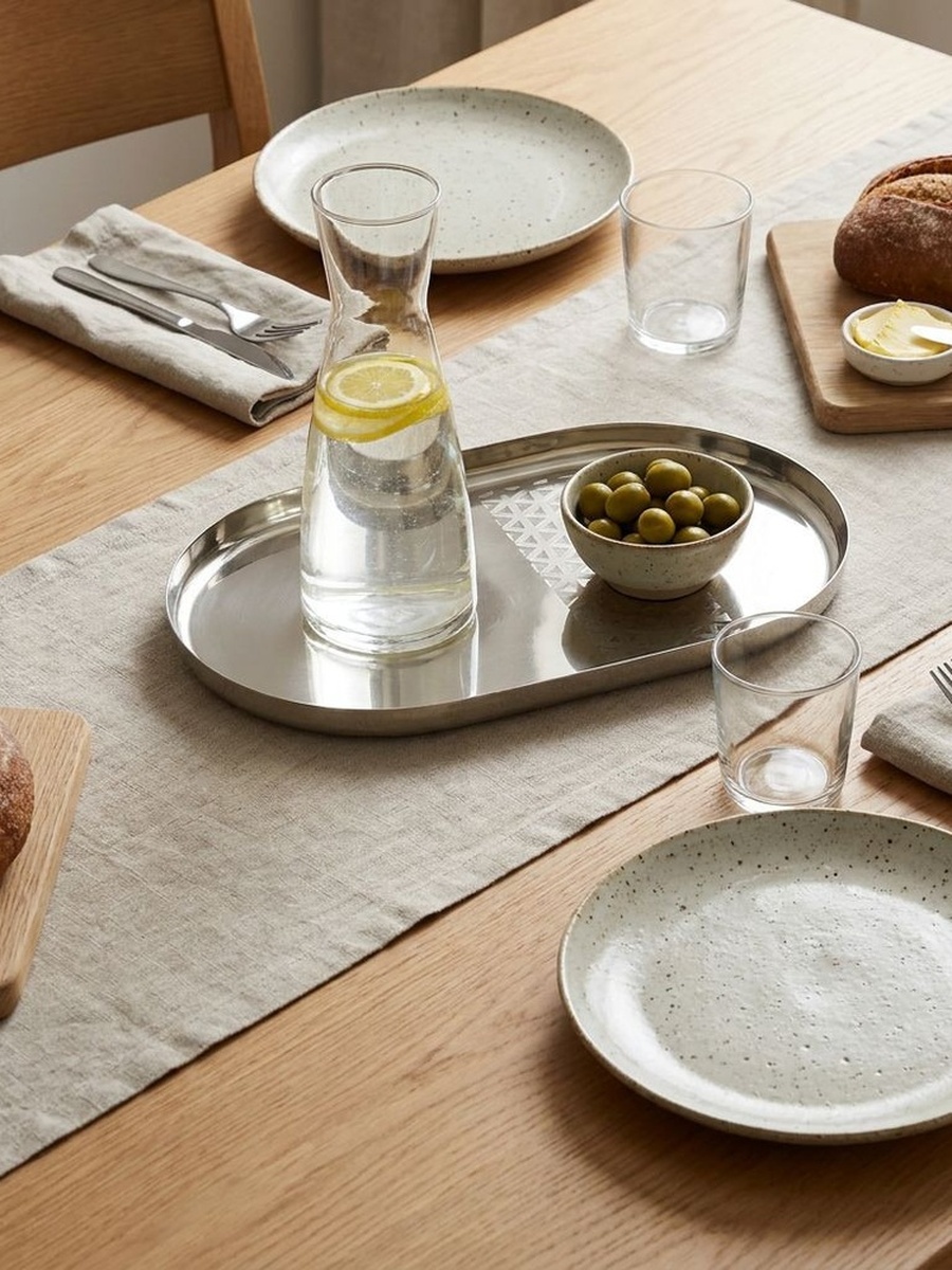 Geo Embellished Serving Tray
