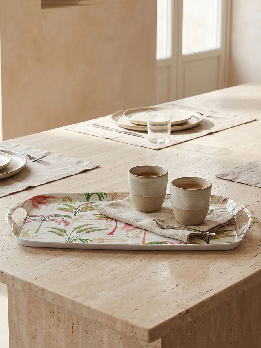 Palm Print Serving Tray