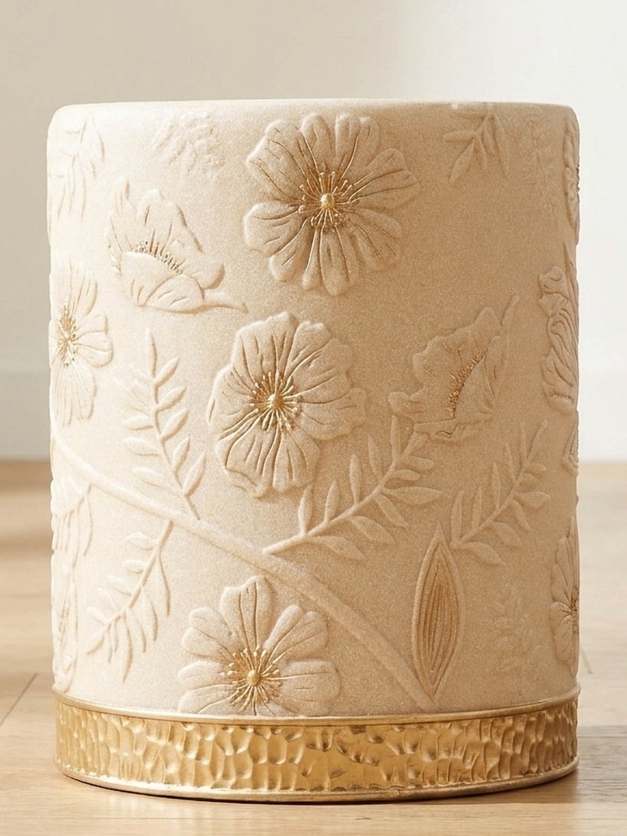 Floral Boho Waste Bin