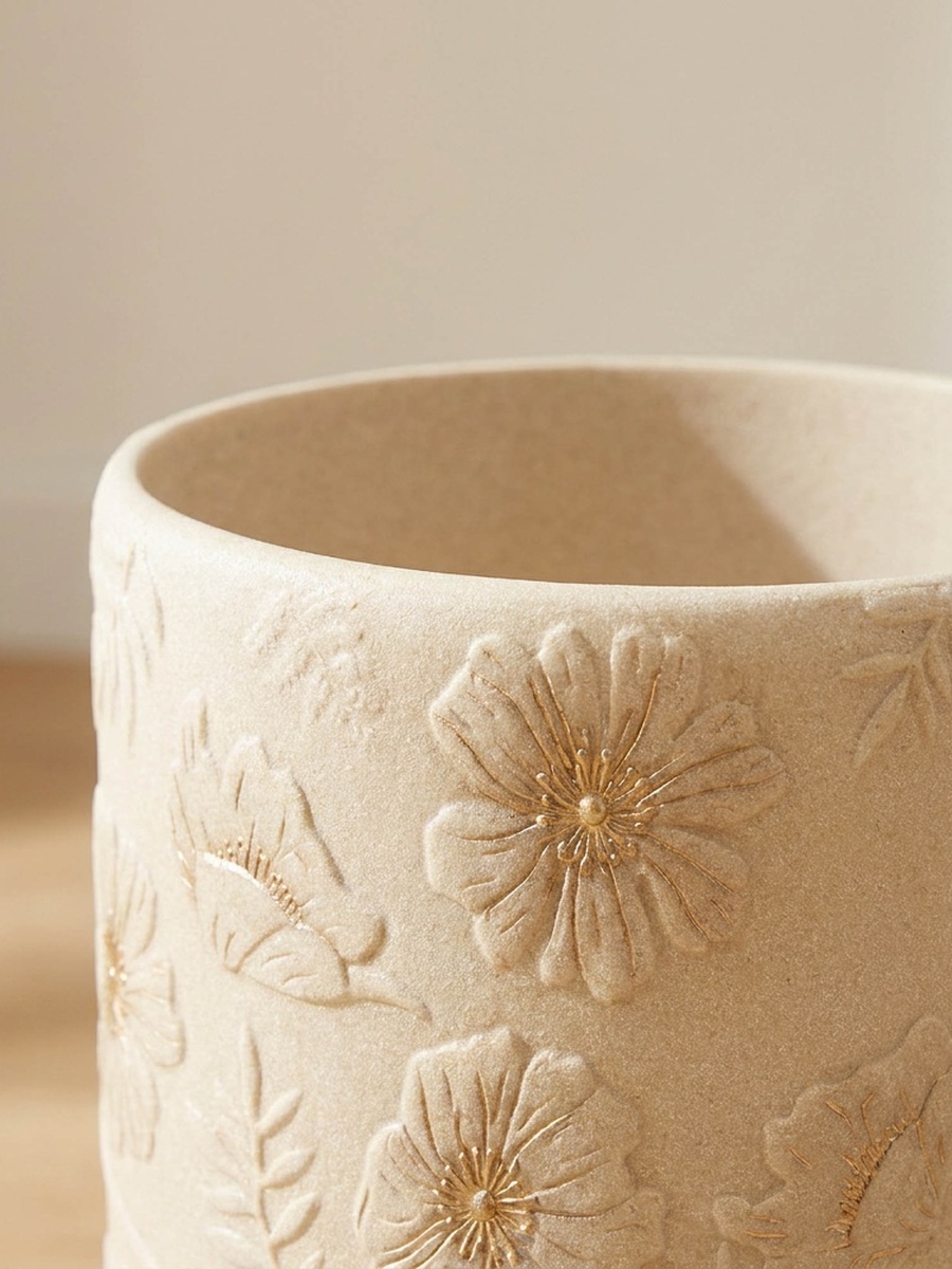 Floral Boho Waste Bin
