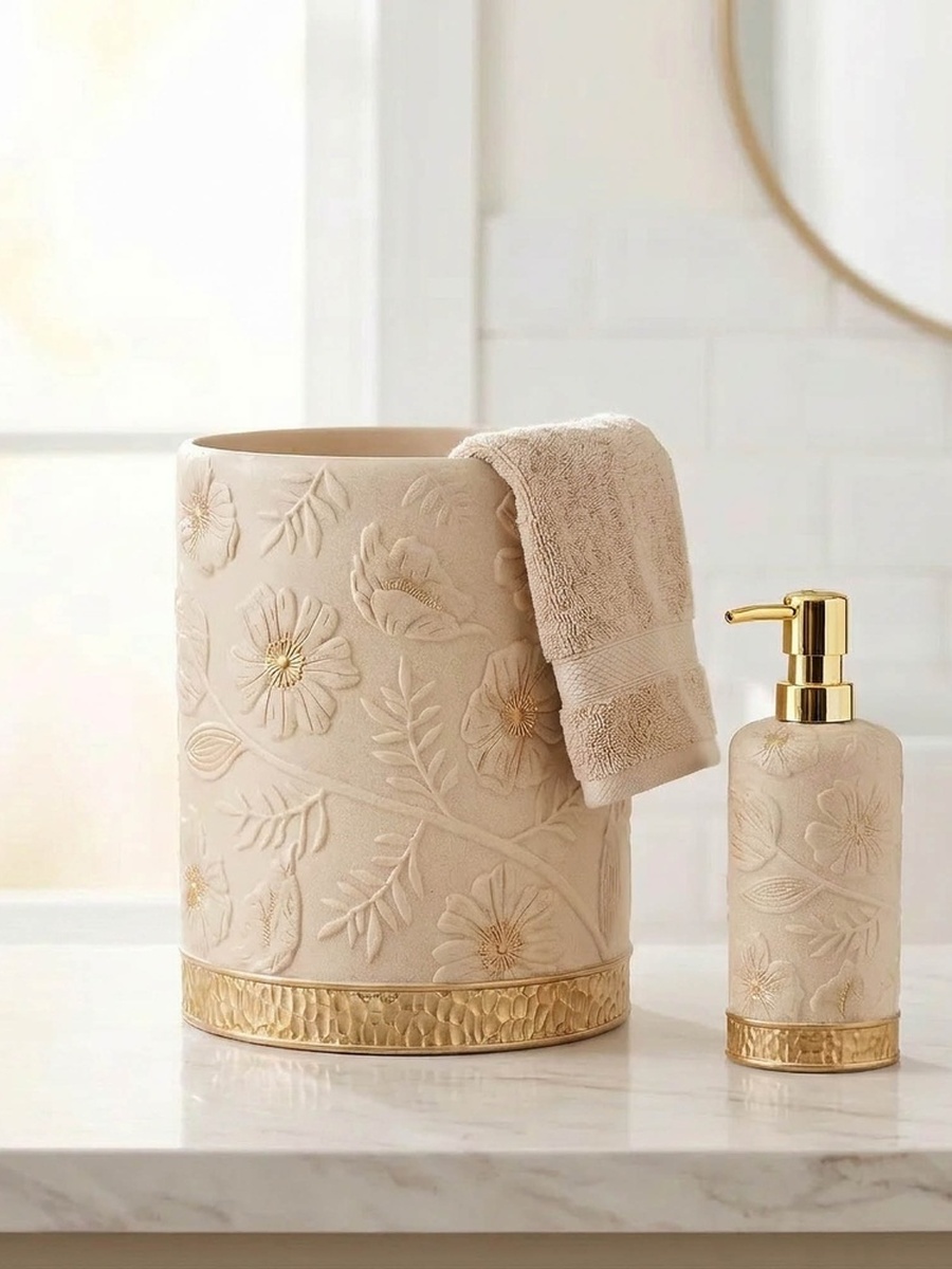 Floral Boho Waste Bin