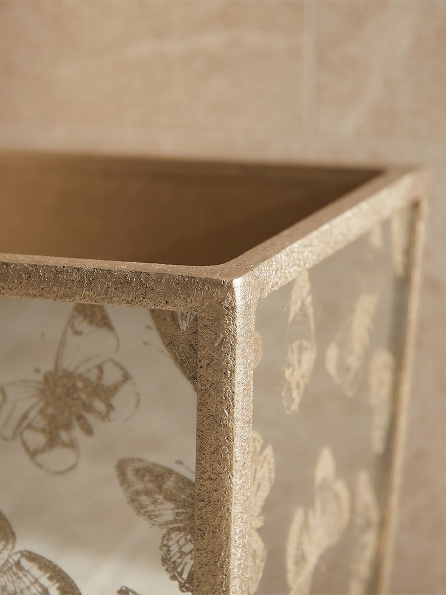 Butterfly Print Waste Bin