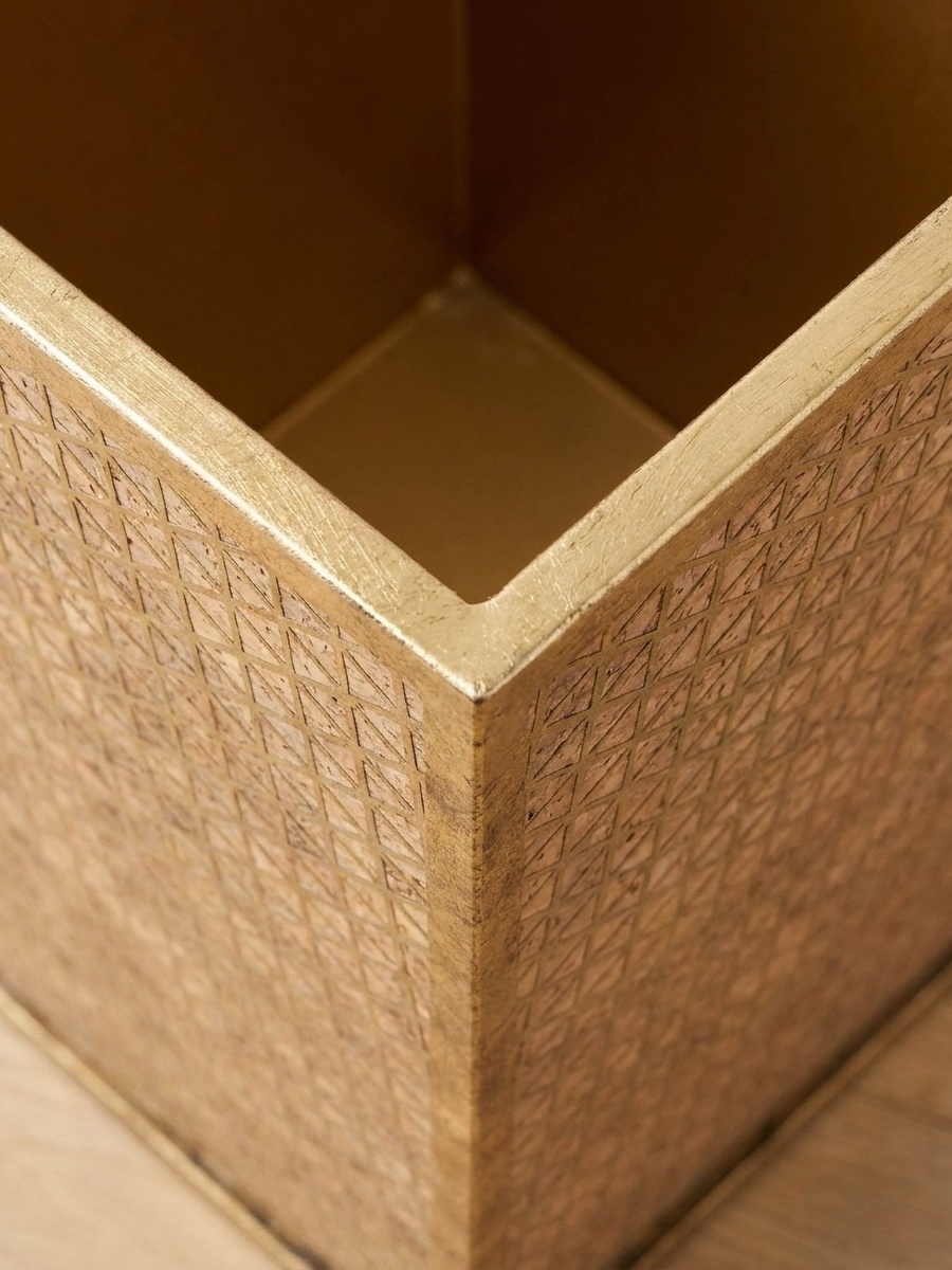 Geo Decorative Waste Bin - 23 cms