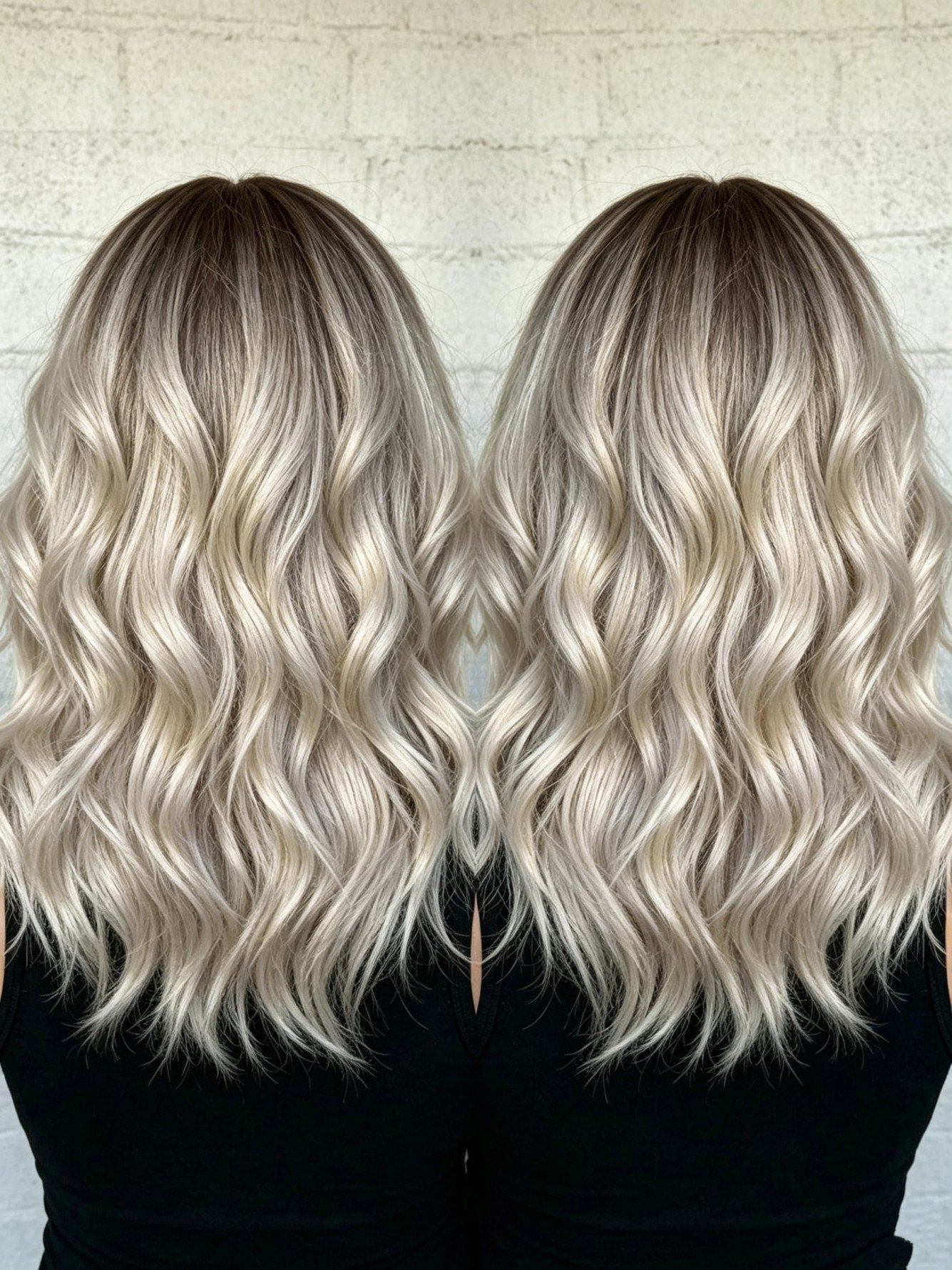 Ombre Blonde Wavy Wig