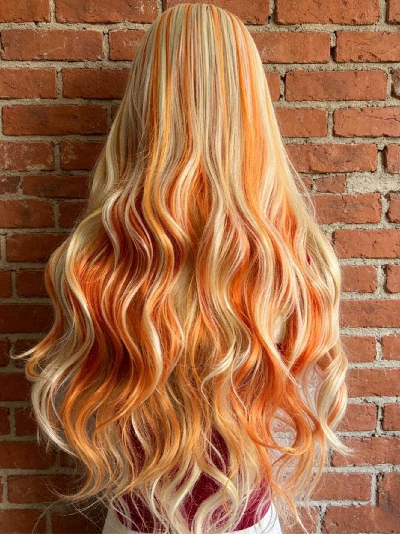 Multi Striped Full Wigs