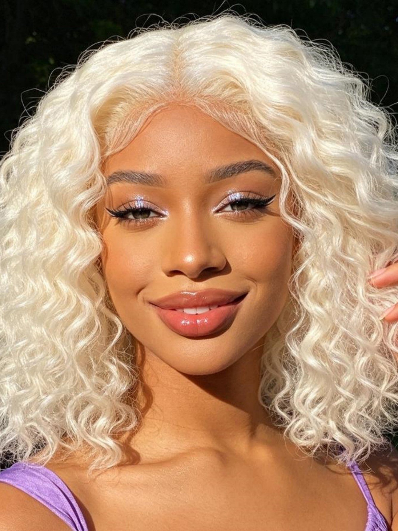 White Wavy Wig