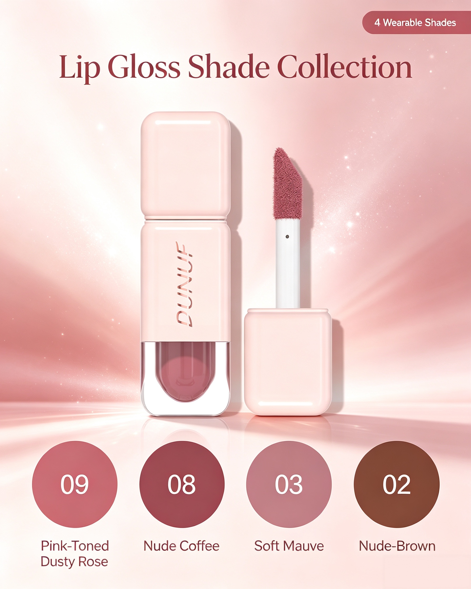 Dusty Rose High-Shine Lip Gloss