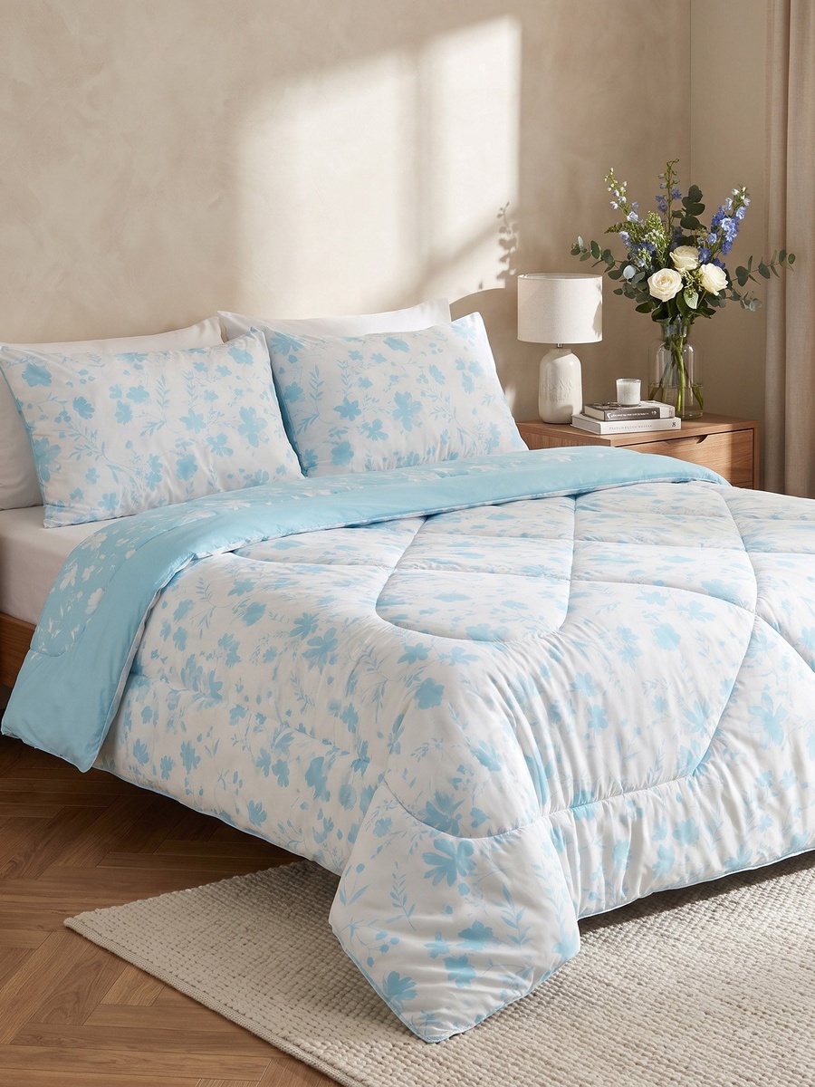 Matrix Check Microfibre King Comforter - 220x240 cm
