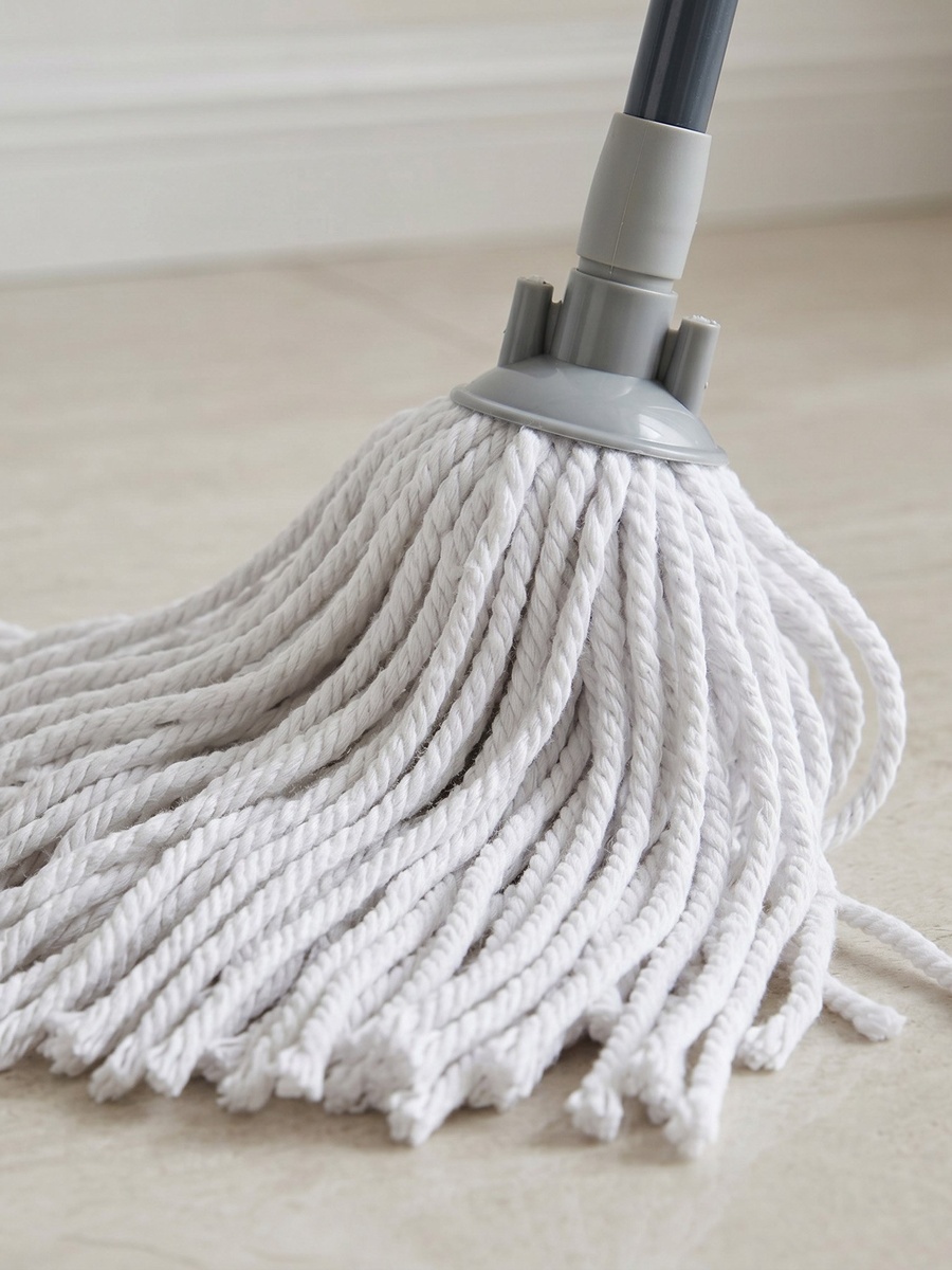 Primo Cotton Mop with Telex Handle - 8x8x150 cm