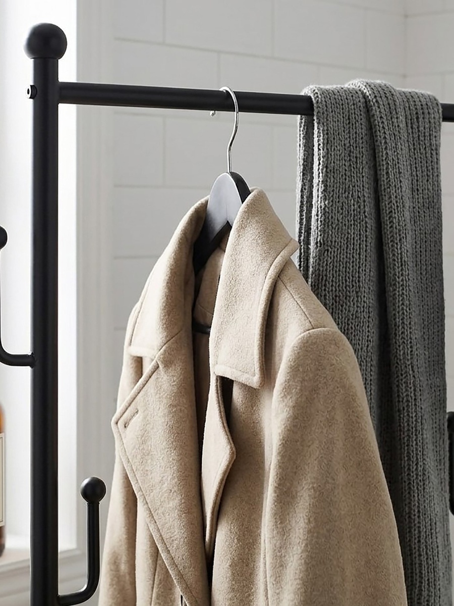 Oxford Clothes Hanger Rail - 80x30x208 cm