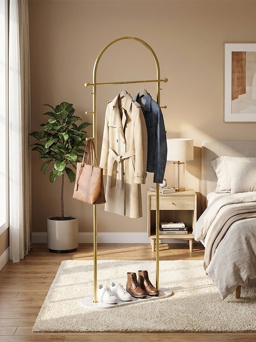 Prima Clothes Hanger Rail - 80x30x208 cm