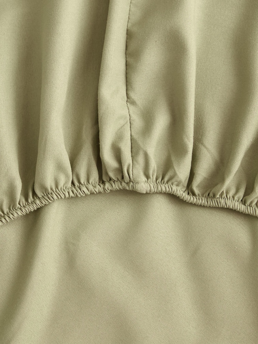 Derby Solid Microfiber Super King Fitted Sheet - 200x200+25 cm
