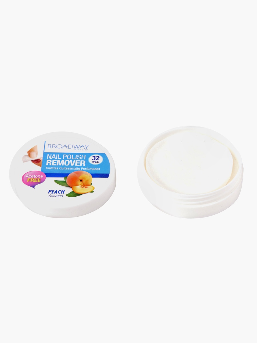Broadway 32-Piece Strawberry Scented Nail Polish Remover Pad Set