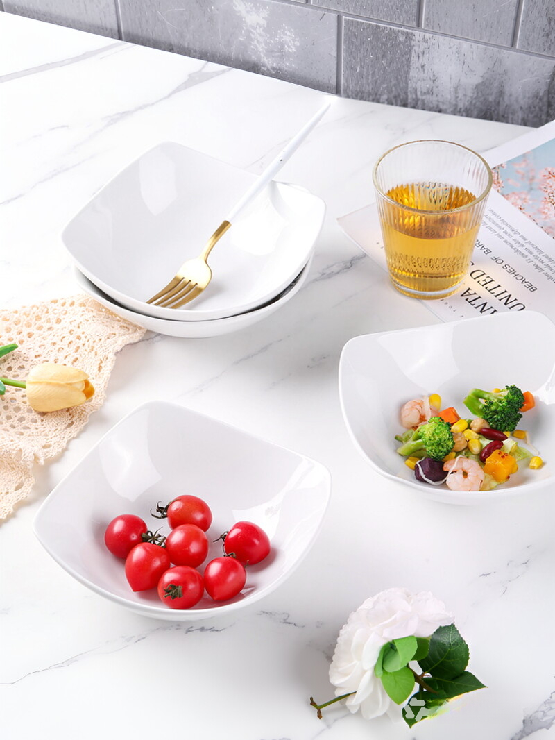 White Solid Bowls