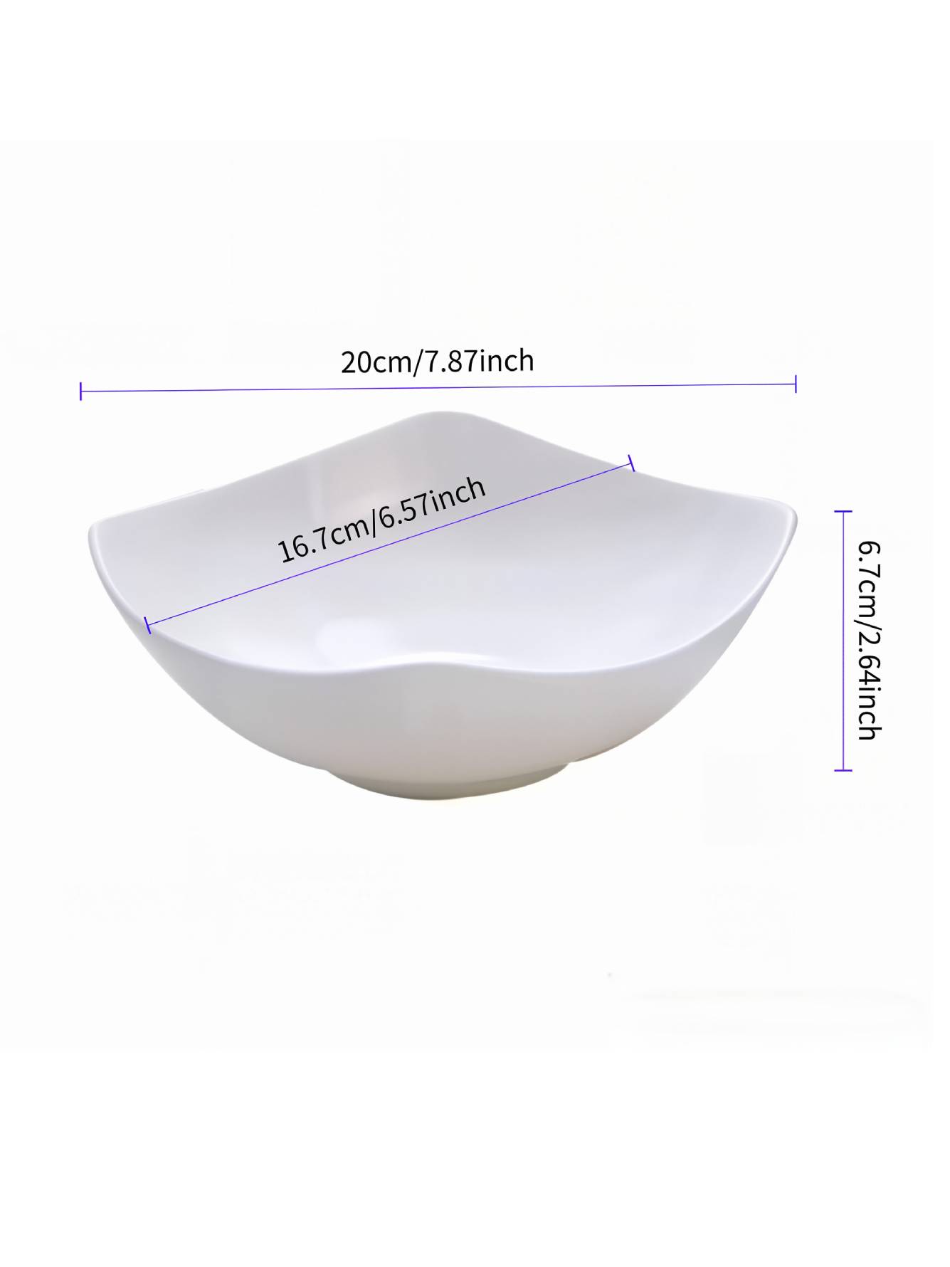 White Solid Bowls