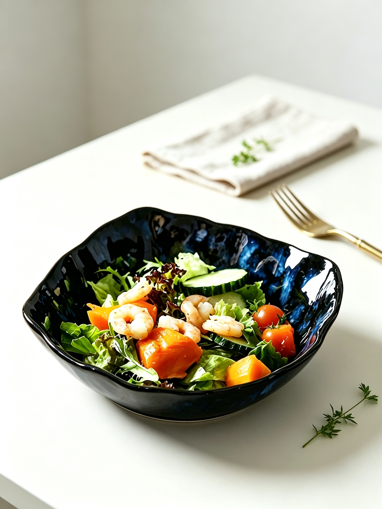Blue Texture Dinnerware Set