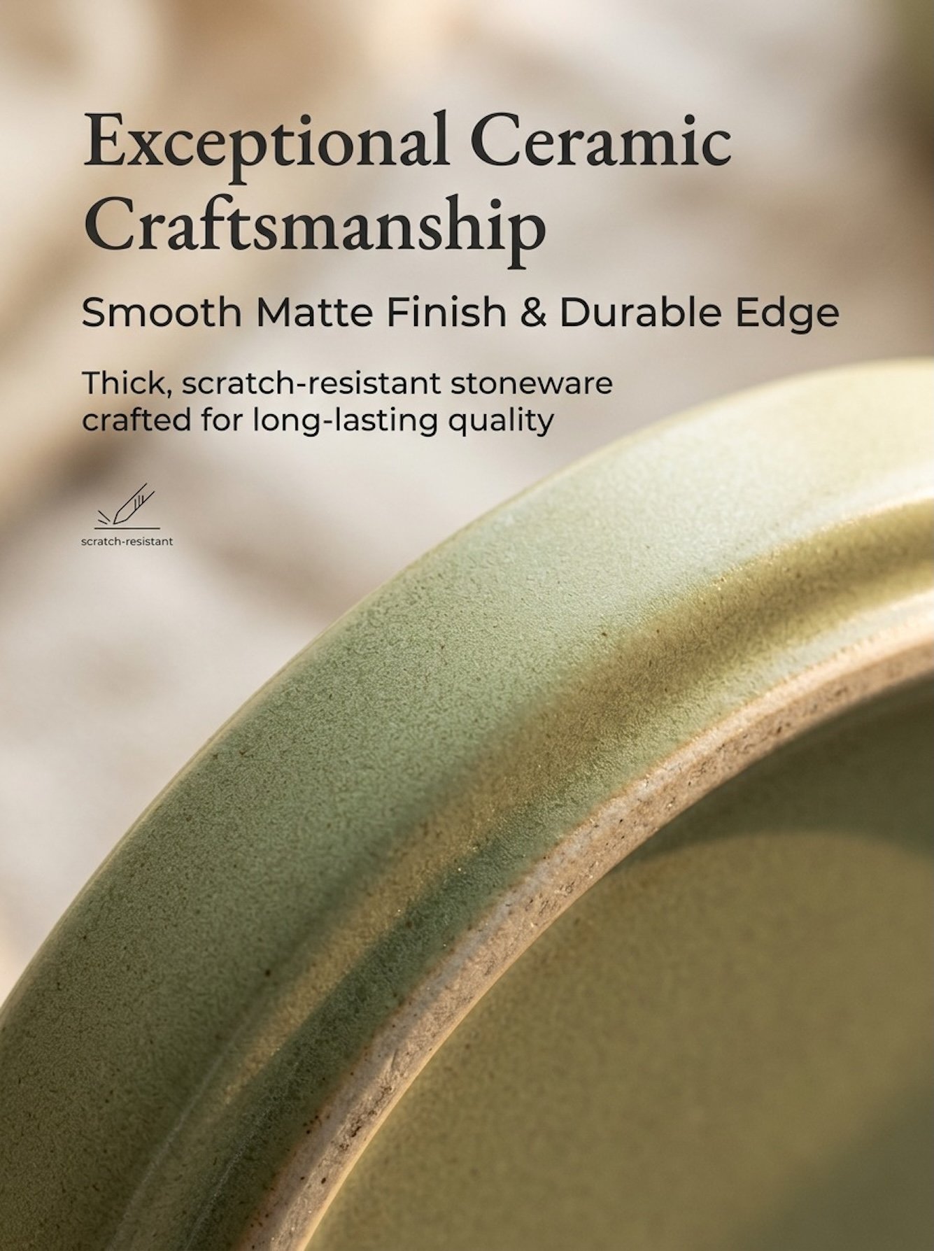 Green Solid Dinnerware Set