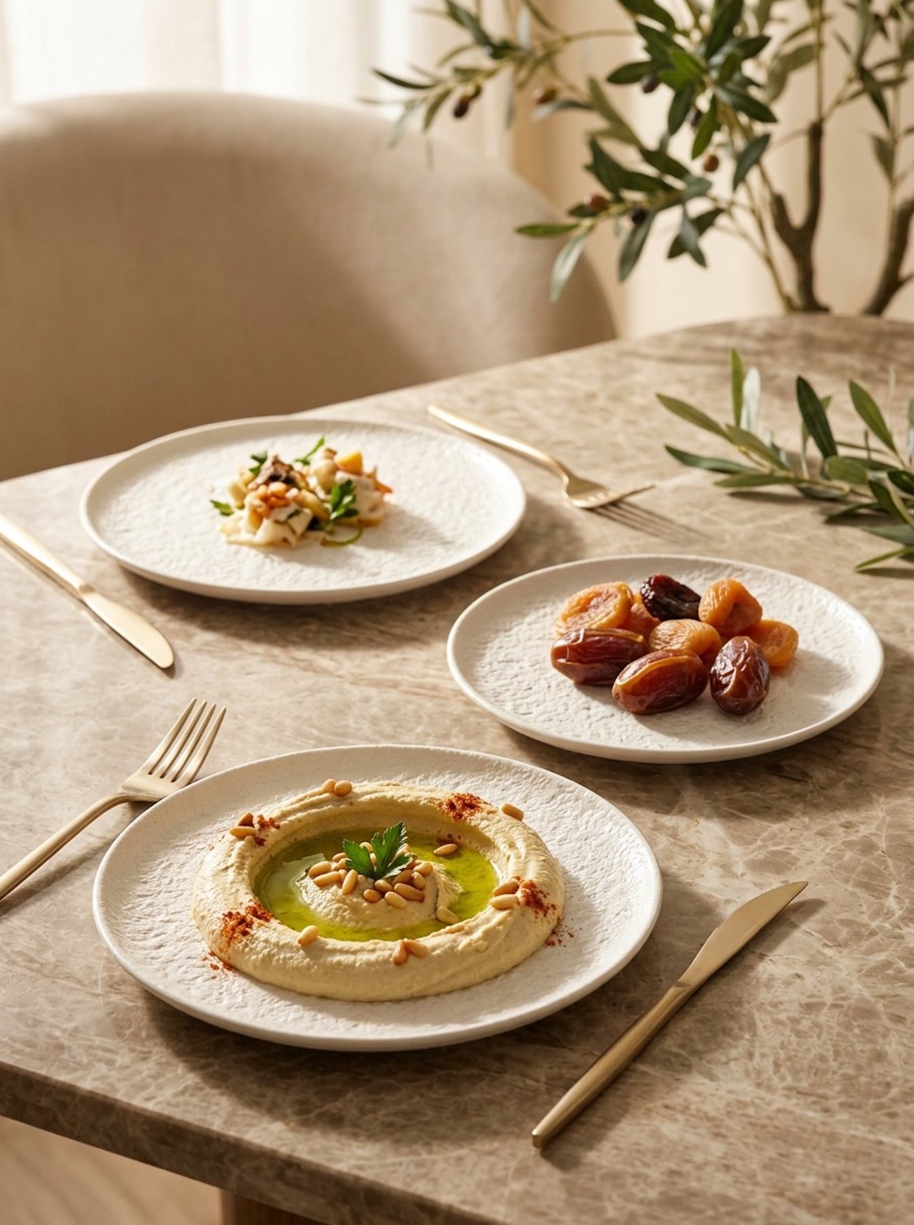 White Texture Plates