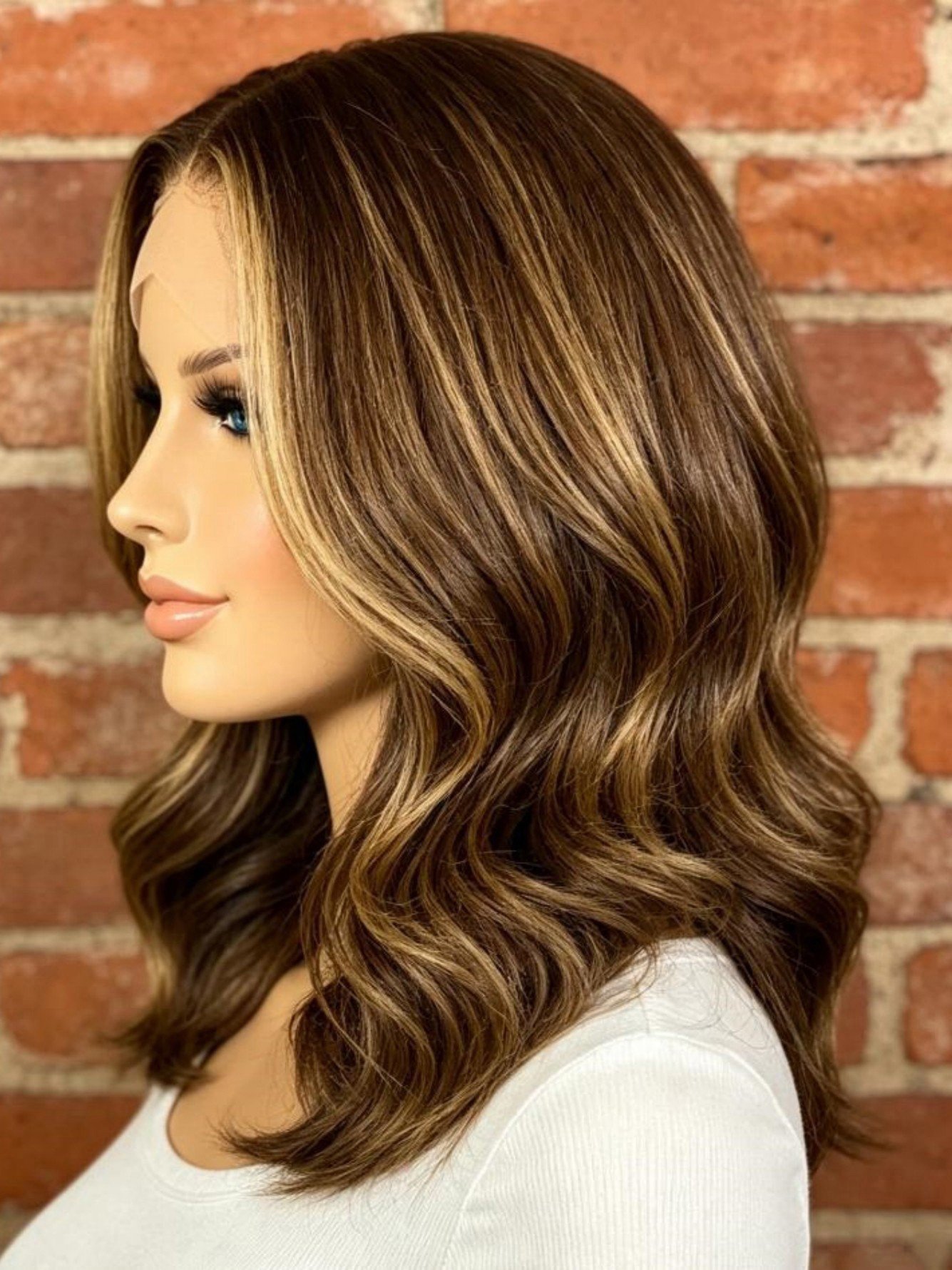 Multi Highlighted Wavy Wig