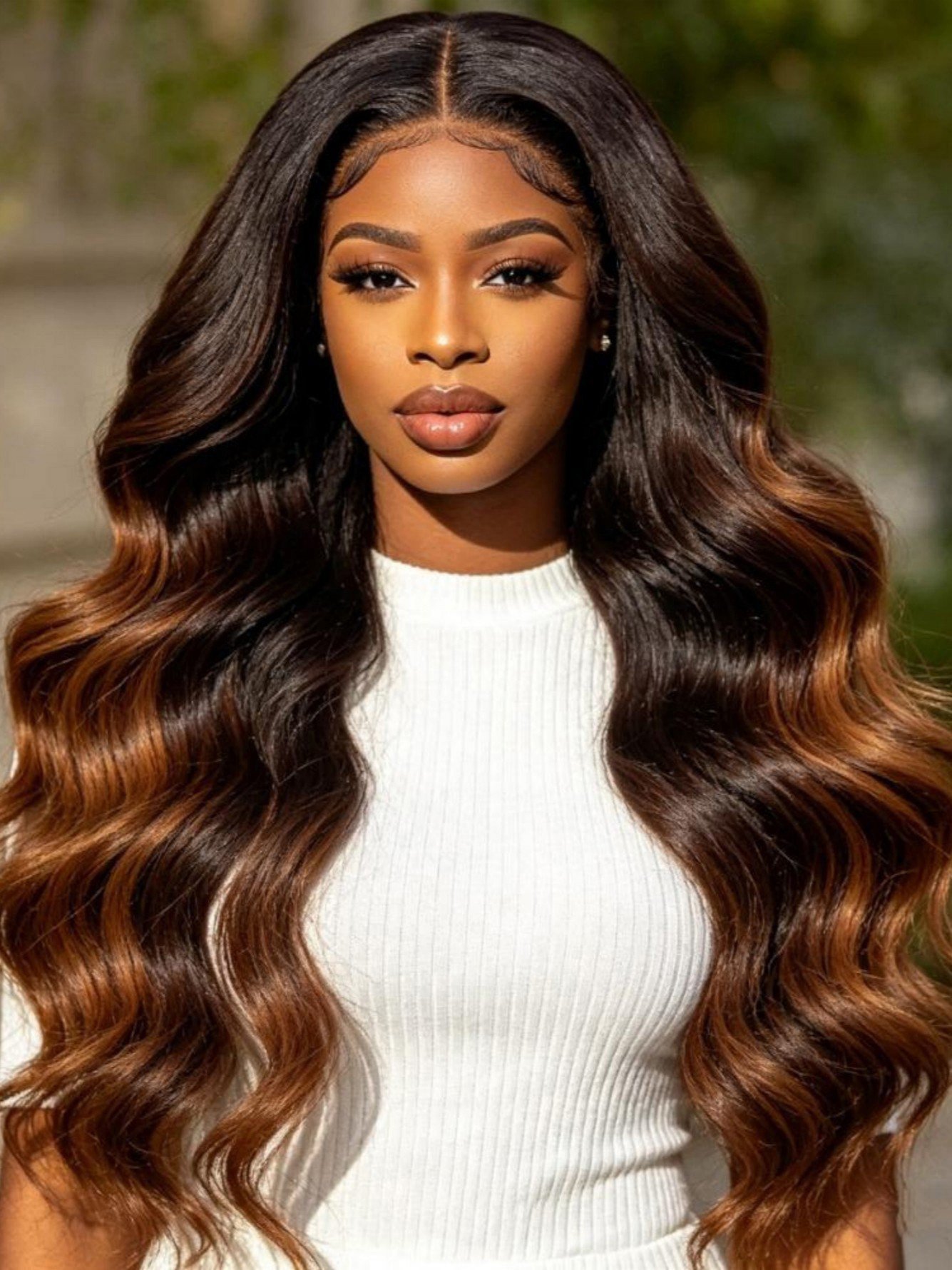 Multi Ombre Wavy Wig