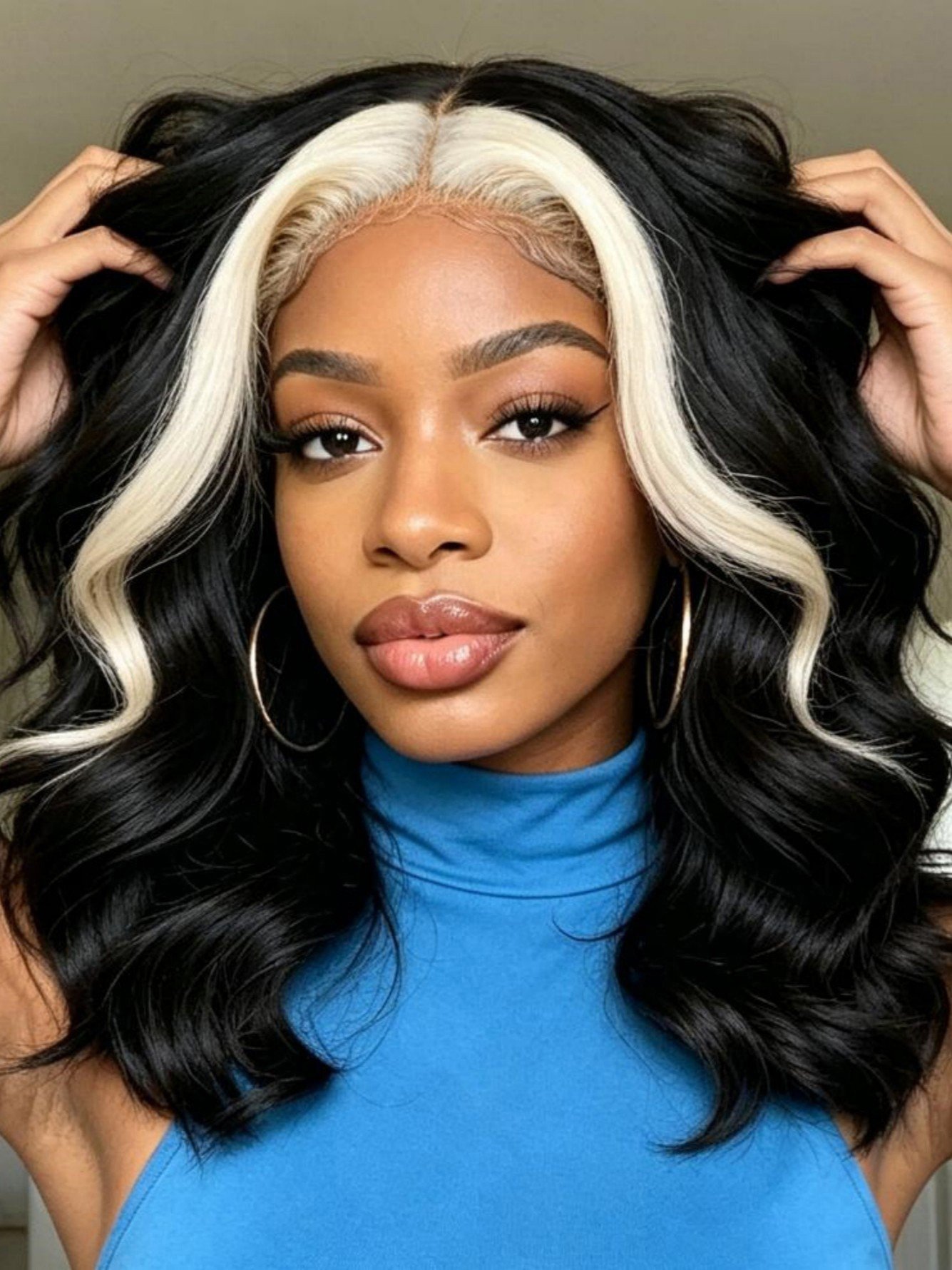 Multi Wavy Hair Wig