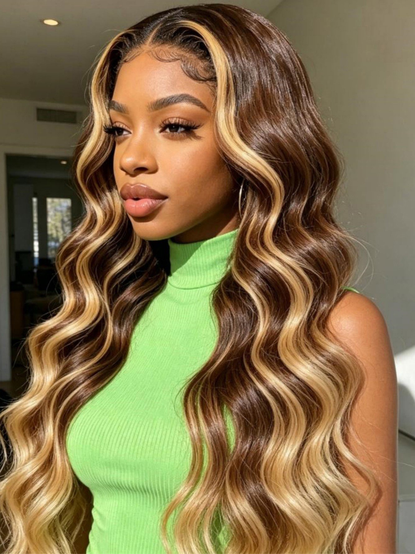 Multi Ombre Wavy Wig