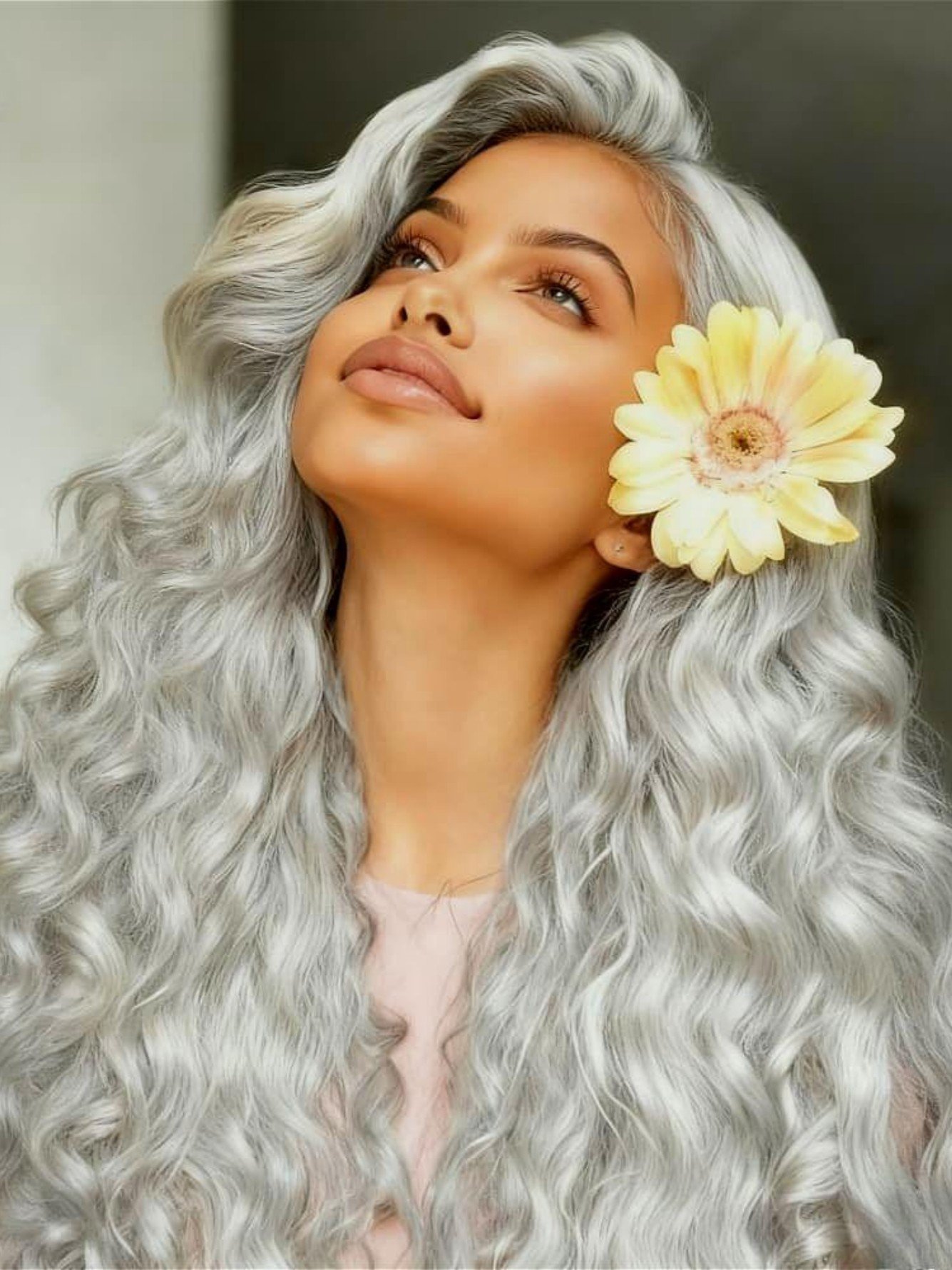 Grey Wavy Wig