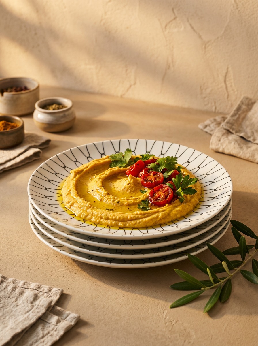 أطباق عشاء بتصميم ذاتي بيضاء