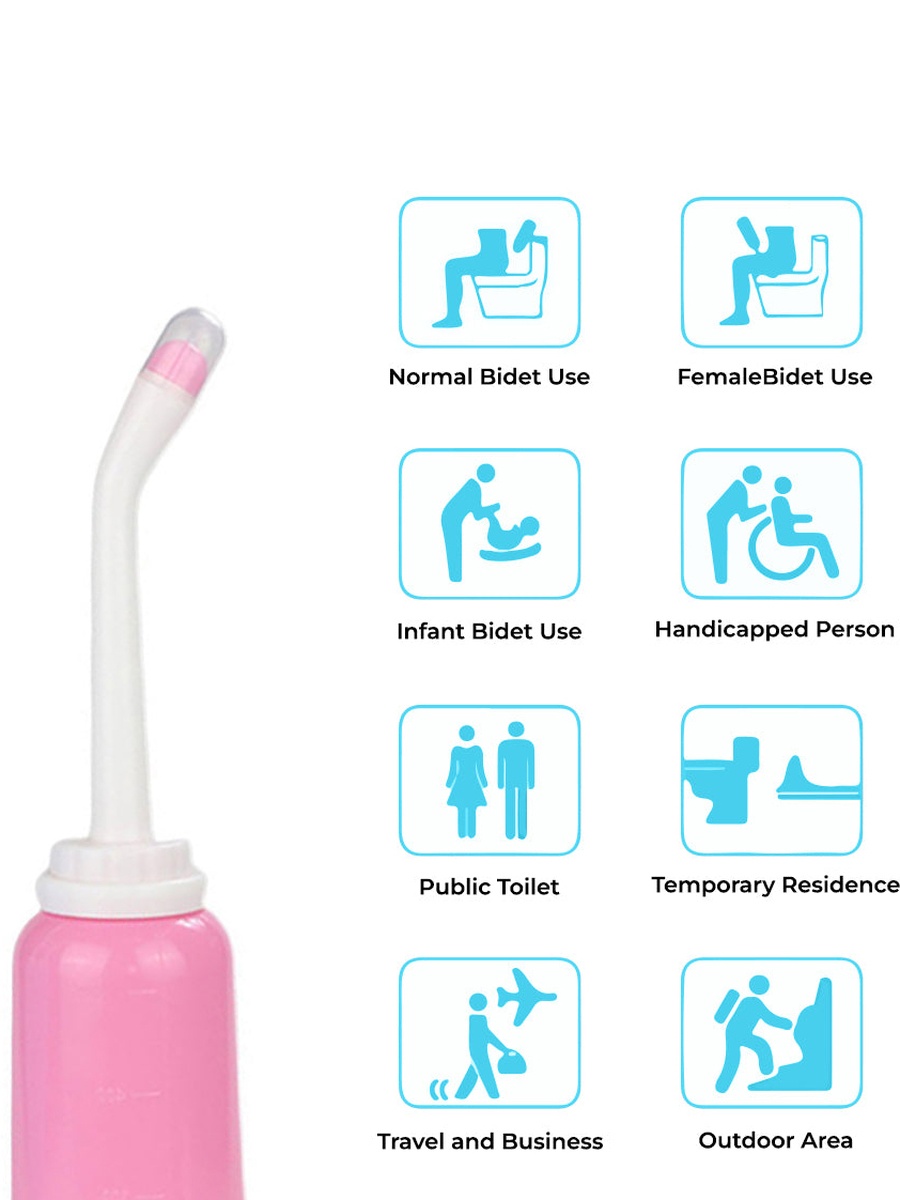 Portable Bidet 500ml - Pink