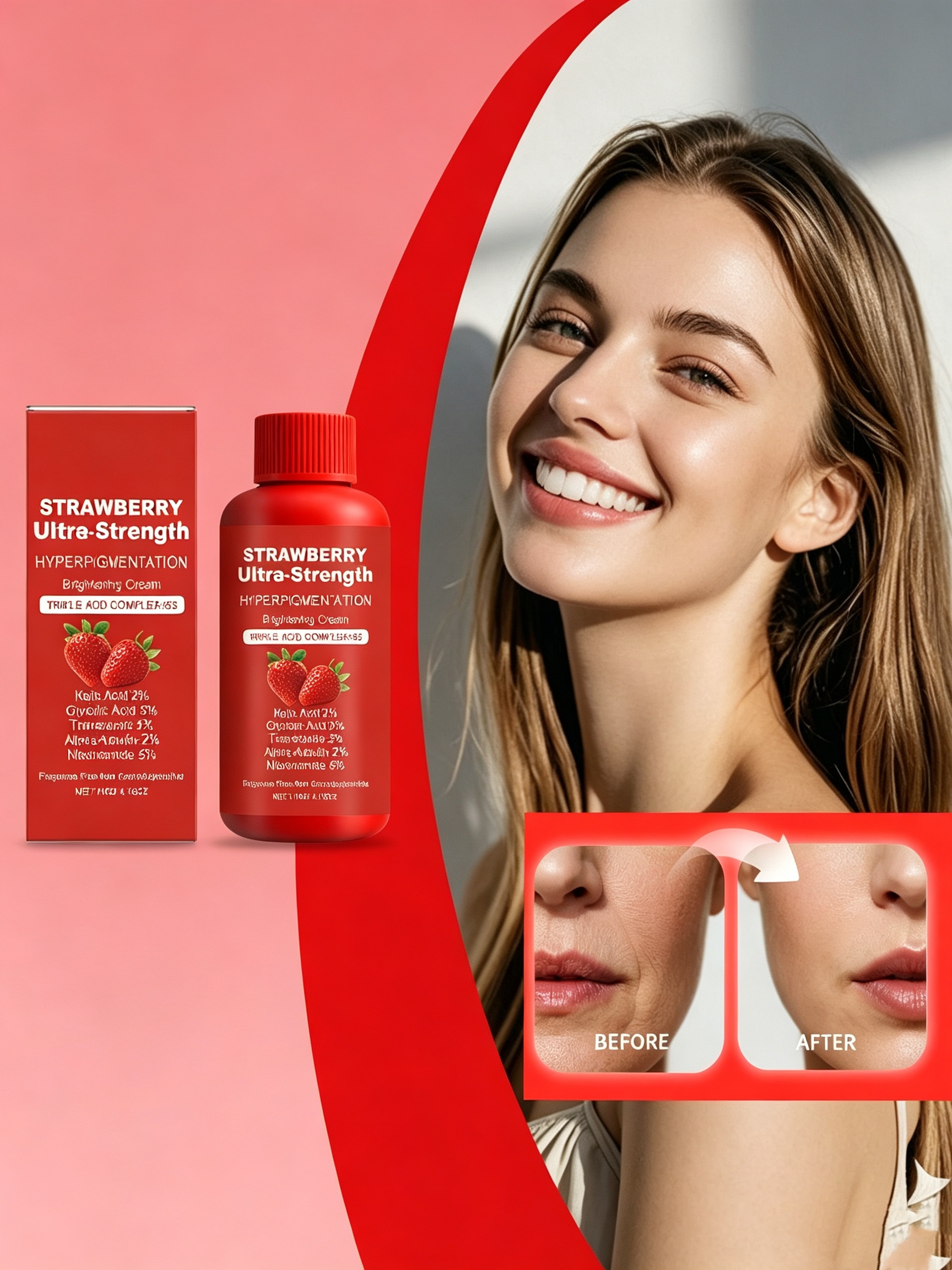 Strawberry Ultra-Strength Hyperpigmentation Brightening Cream