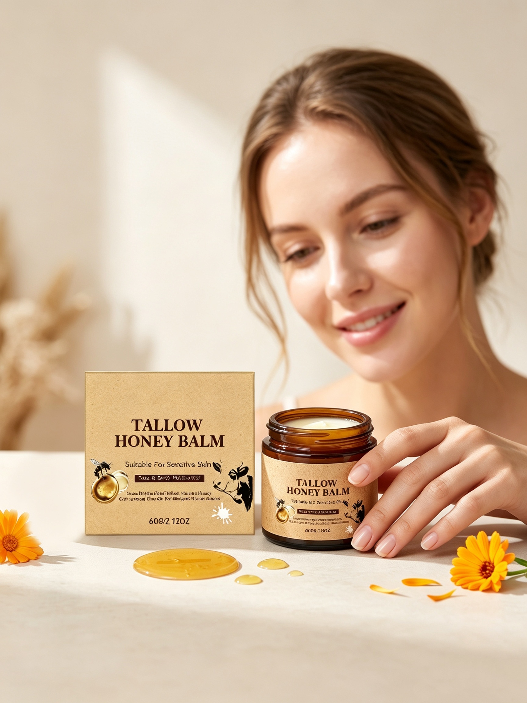 Tallow Honey Balm