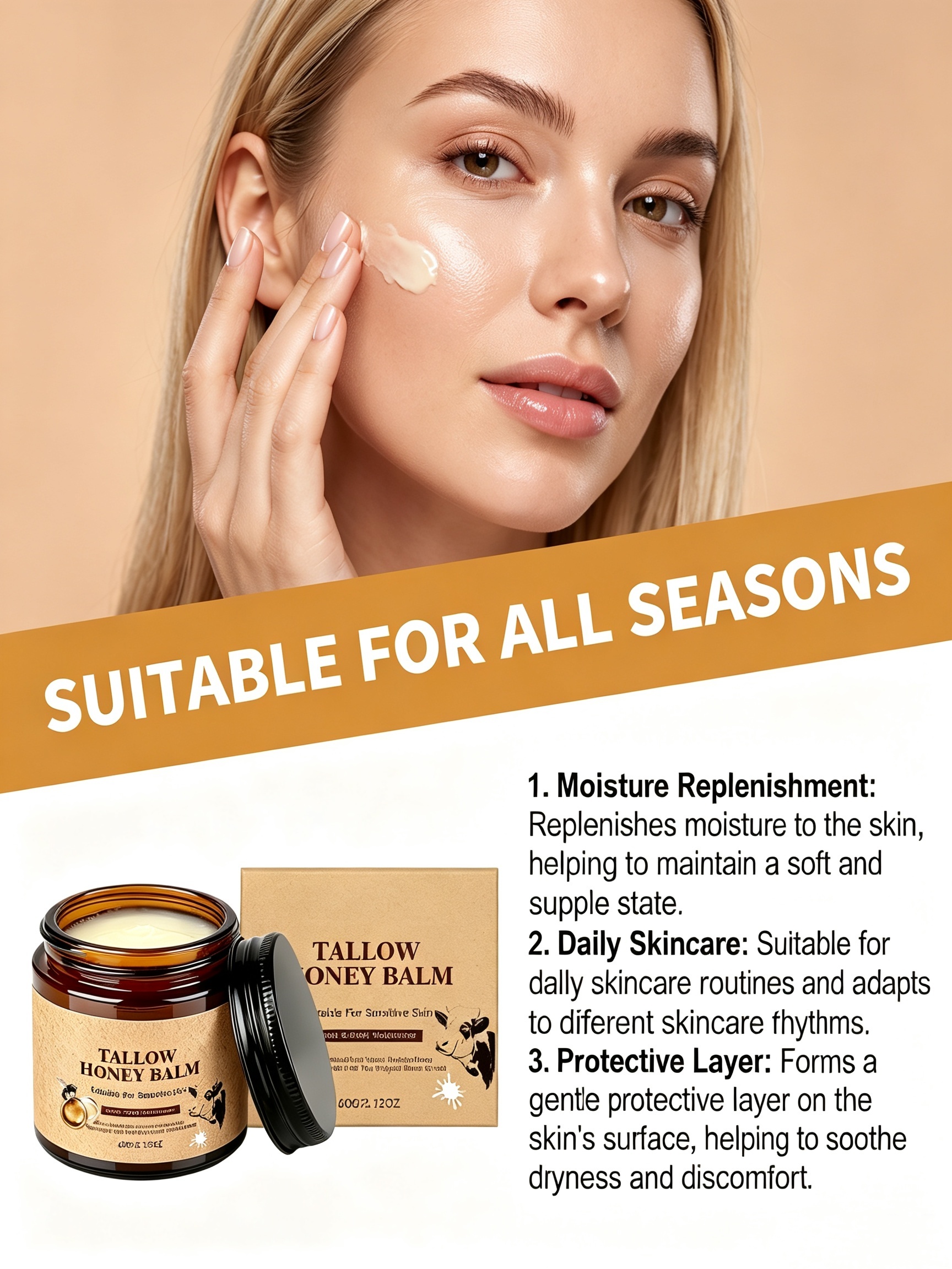 Tallow Honey Balm
