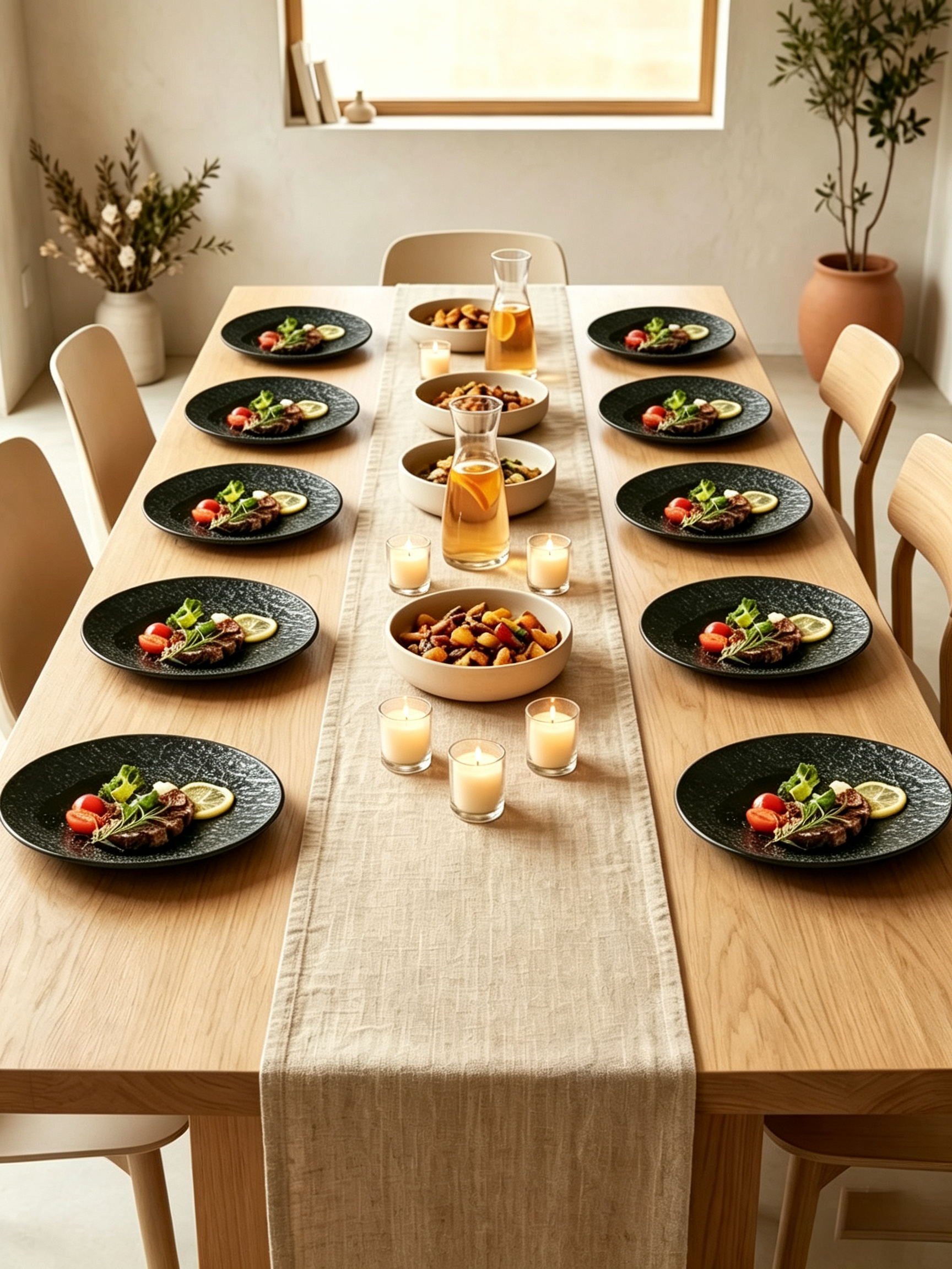 Black Texture Plates