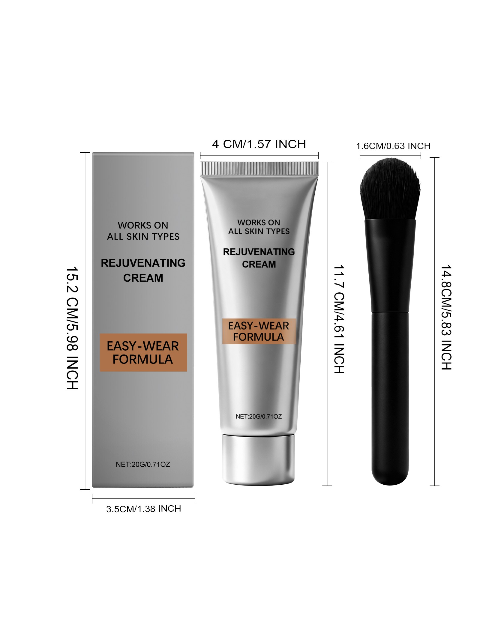Rejuvenating Cream with Brush
