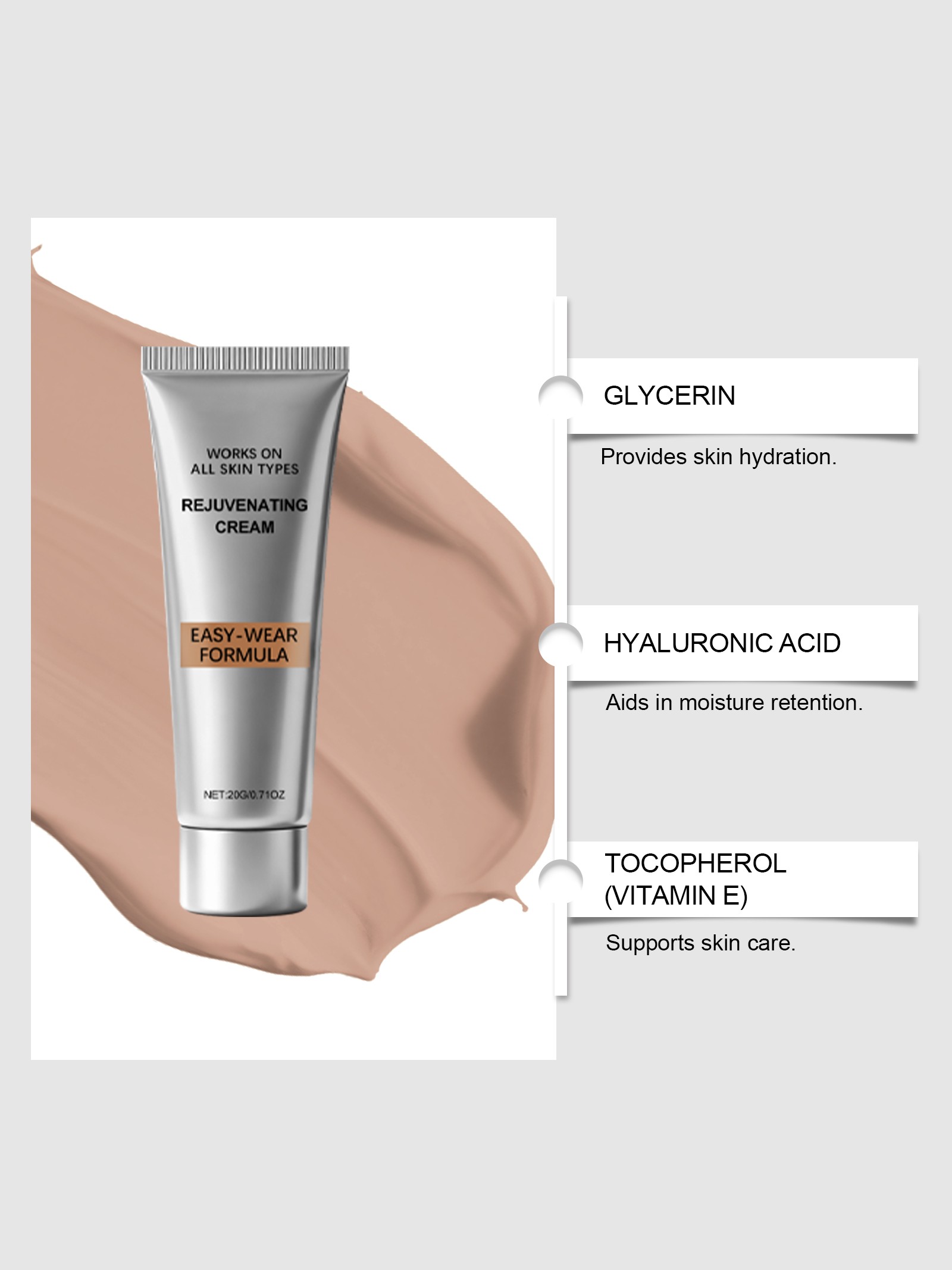 Rejuvenating Cream with Brush
