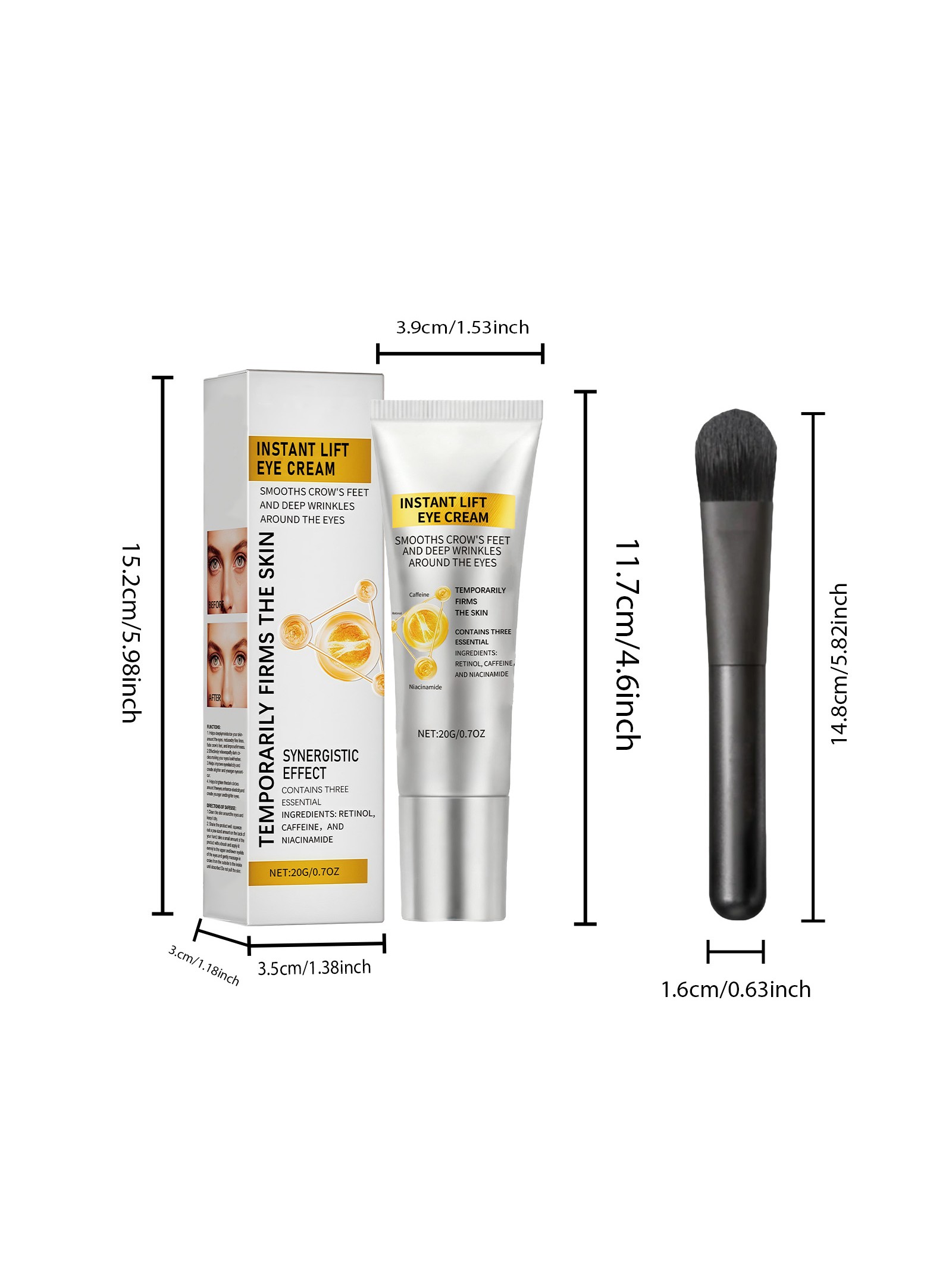 Instant Lift Eye Cream with Brush