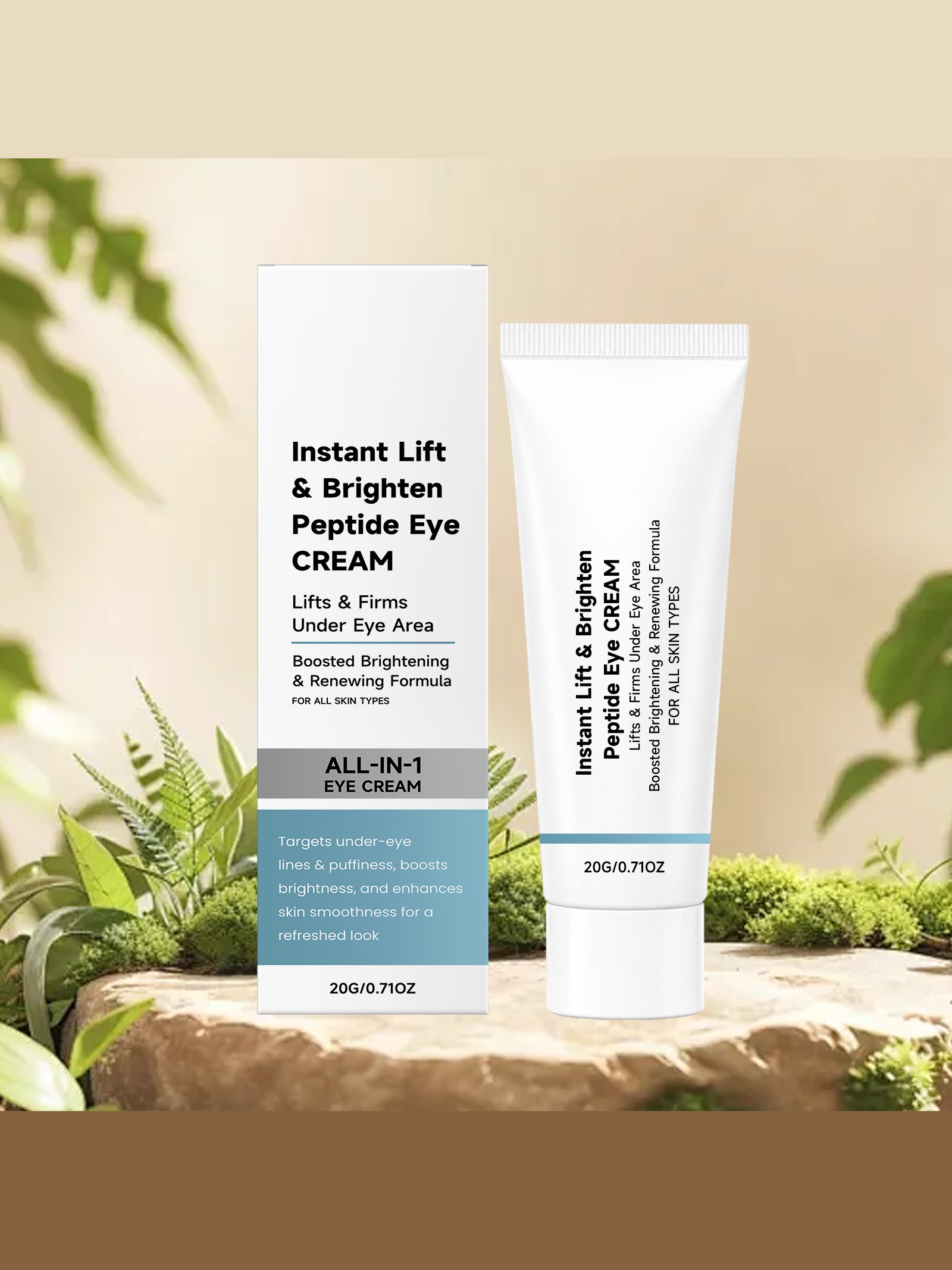 Instant Lift and Brighten Peptide Eye Cream
