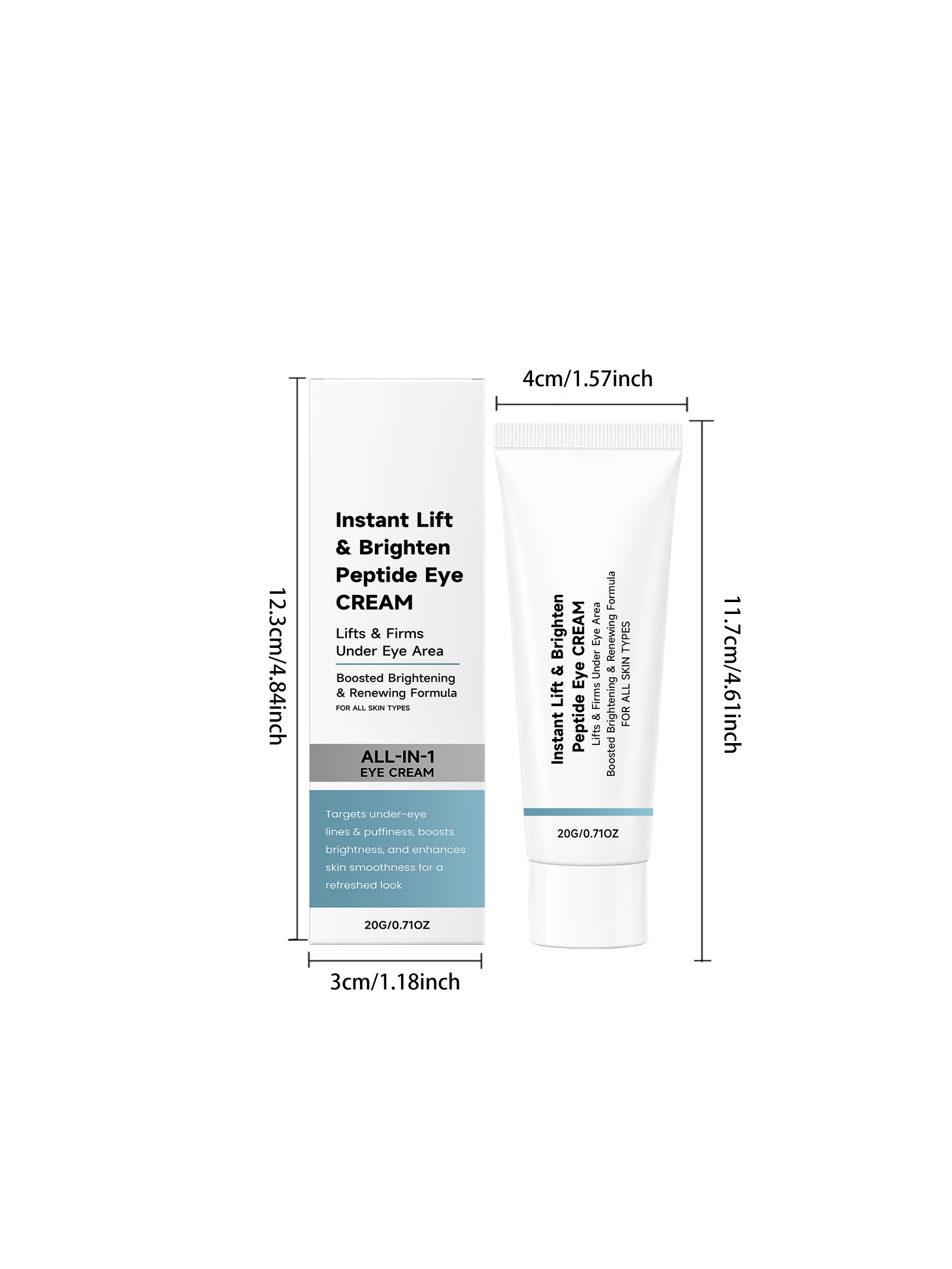 Instant Lift and Brighten Peptide Eye Cream