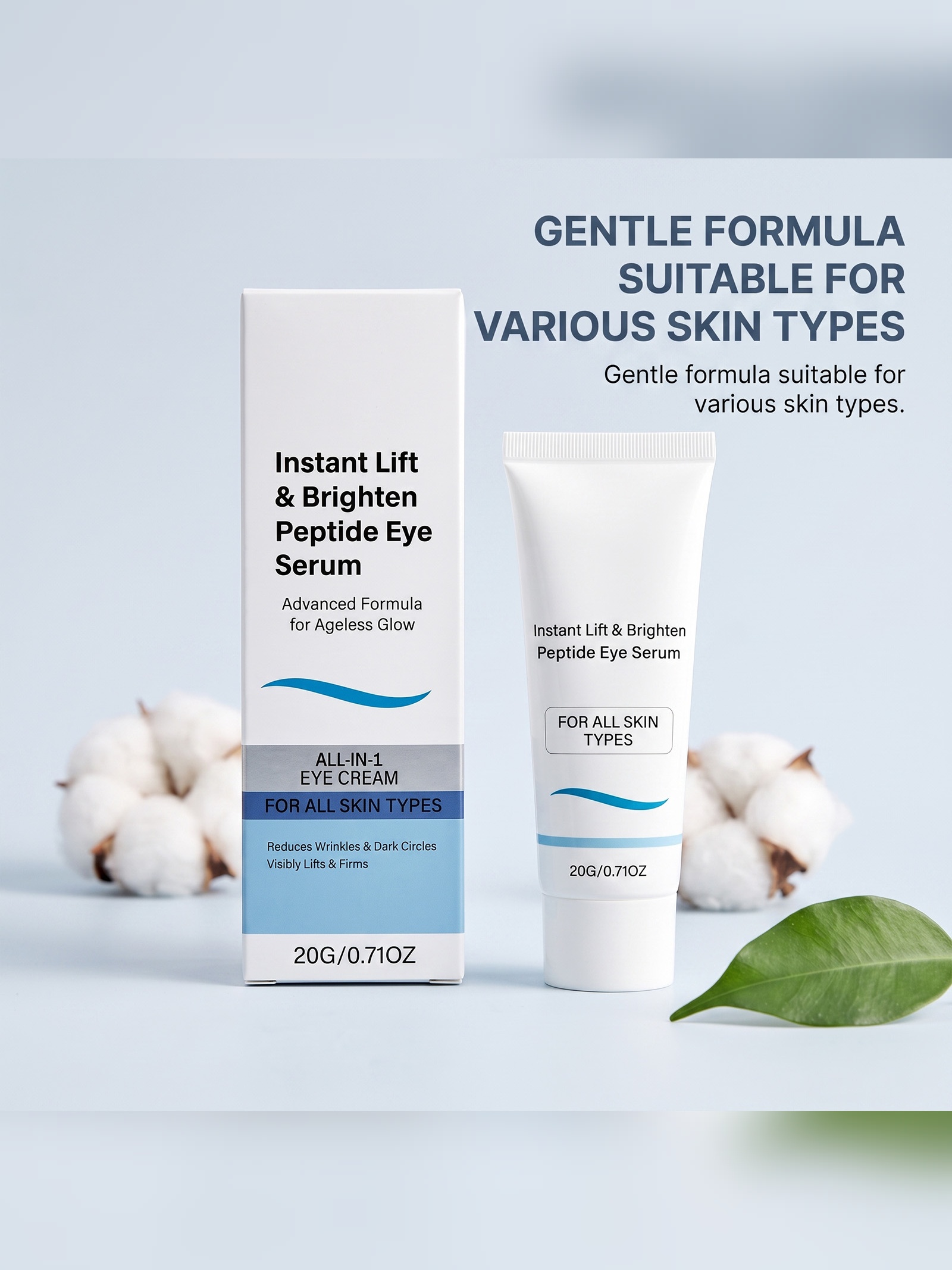 Instant Lift and Brighten Peptide Eye Cream