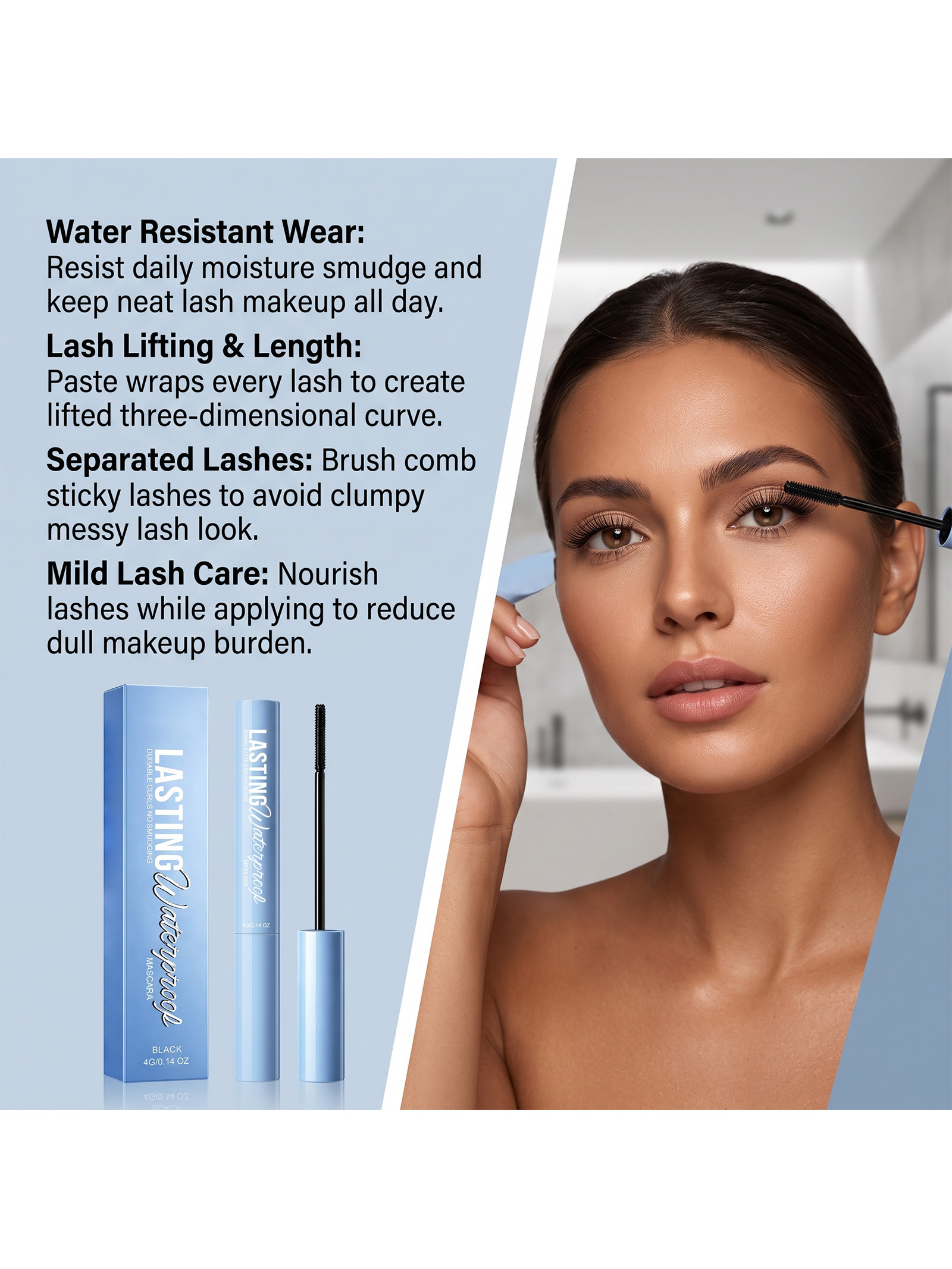 Blue Waterproof Mascara