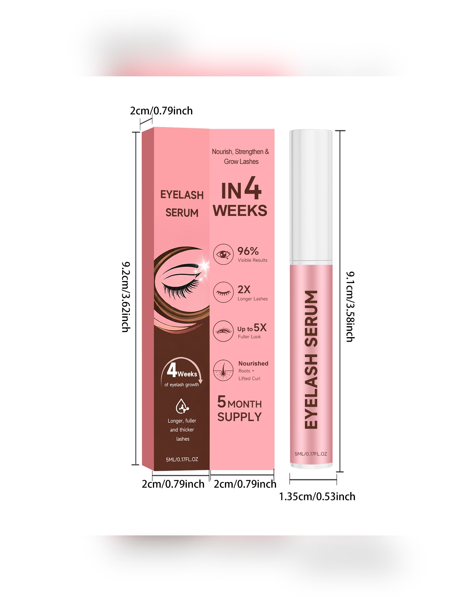 Pink Eyelash Serum