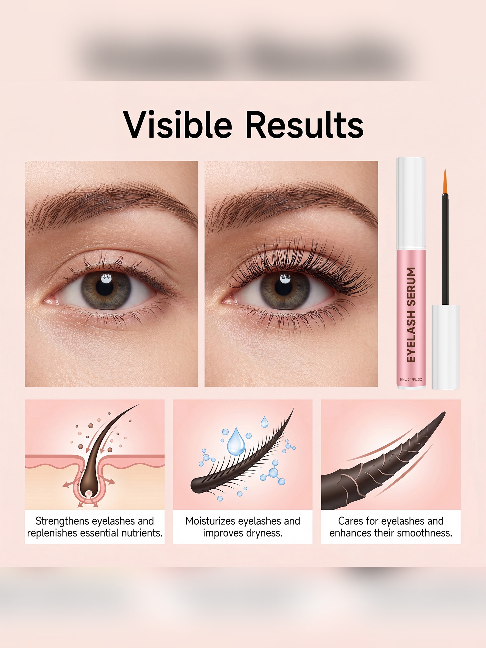Pink Eyelash Serum