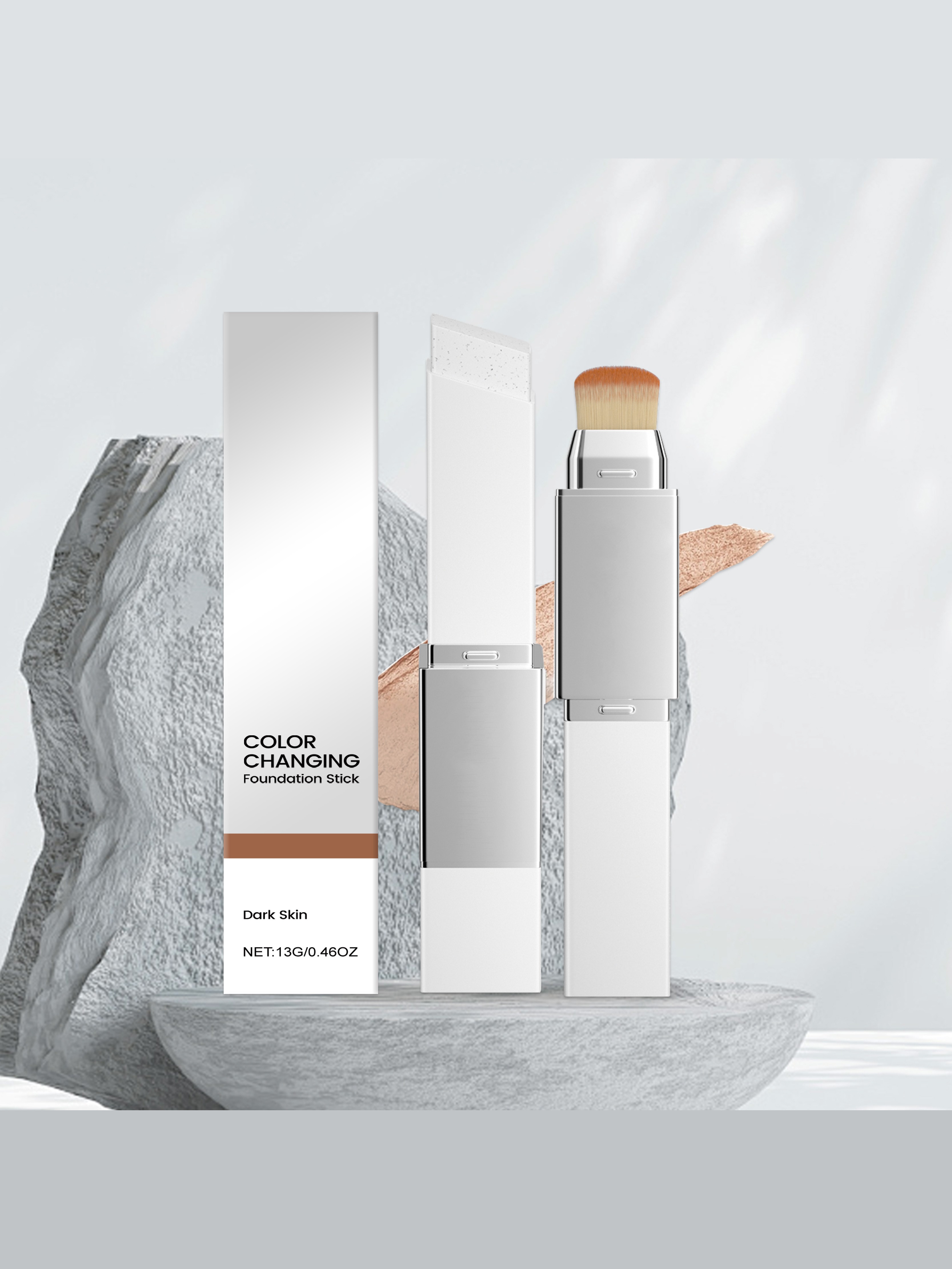 White Color Changing Foundation Stick