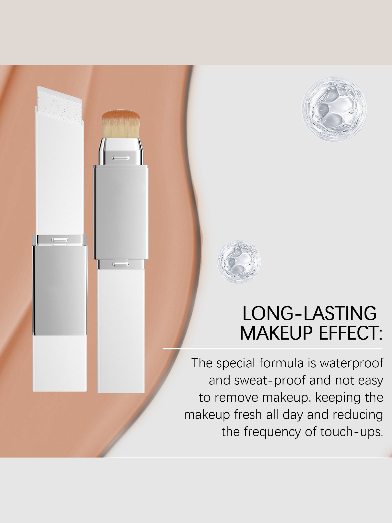White Color Changing Foundation Stick