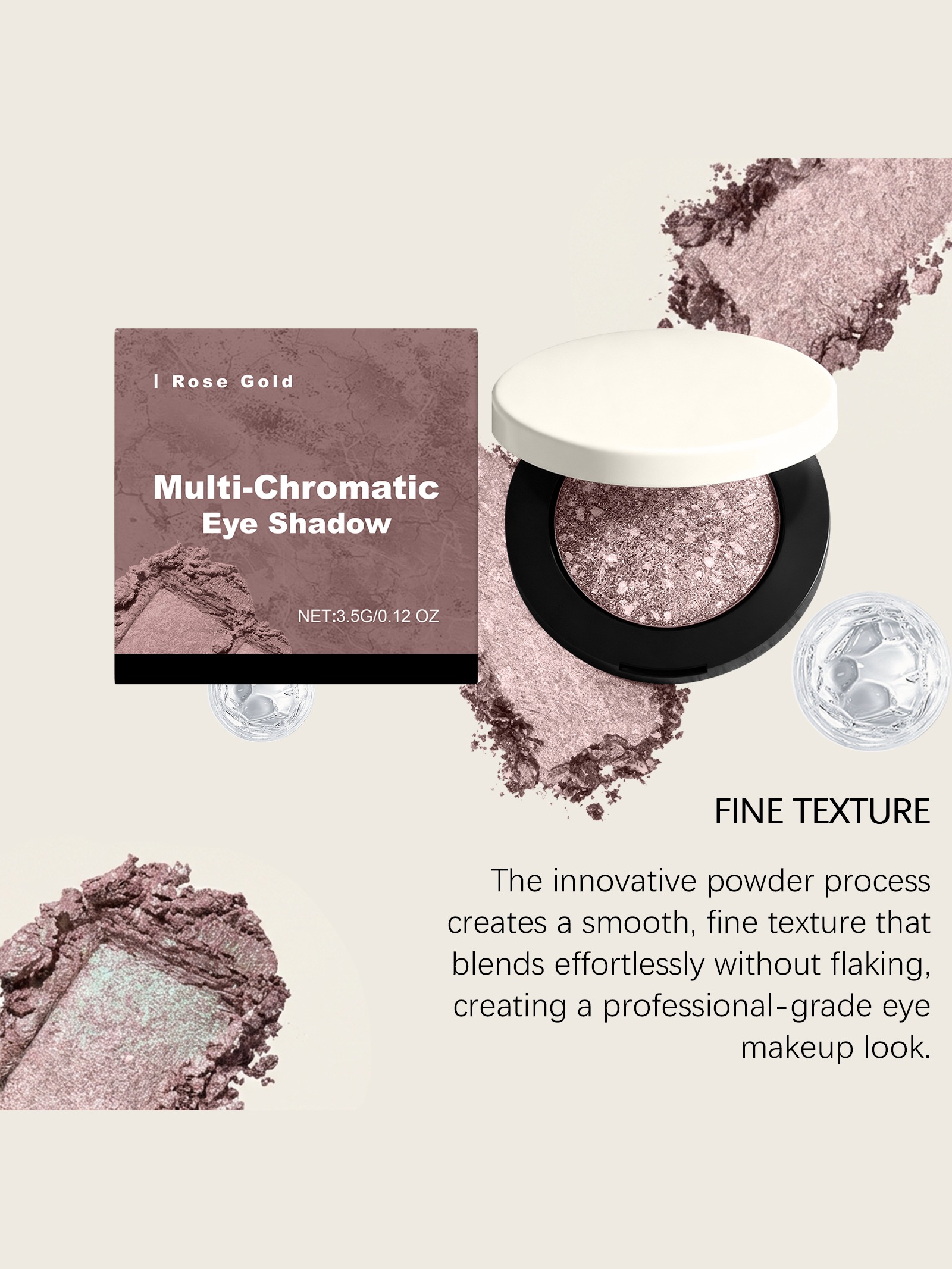 Light Pink Shimmer Eyeshadow