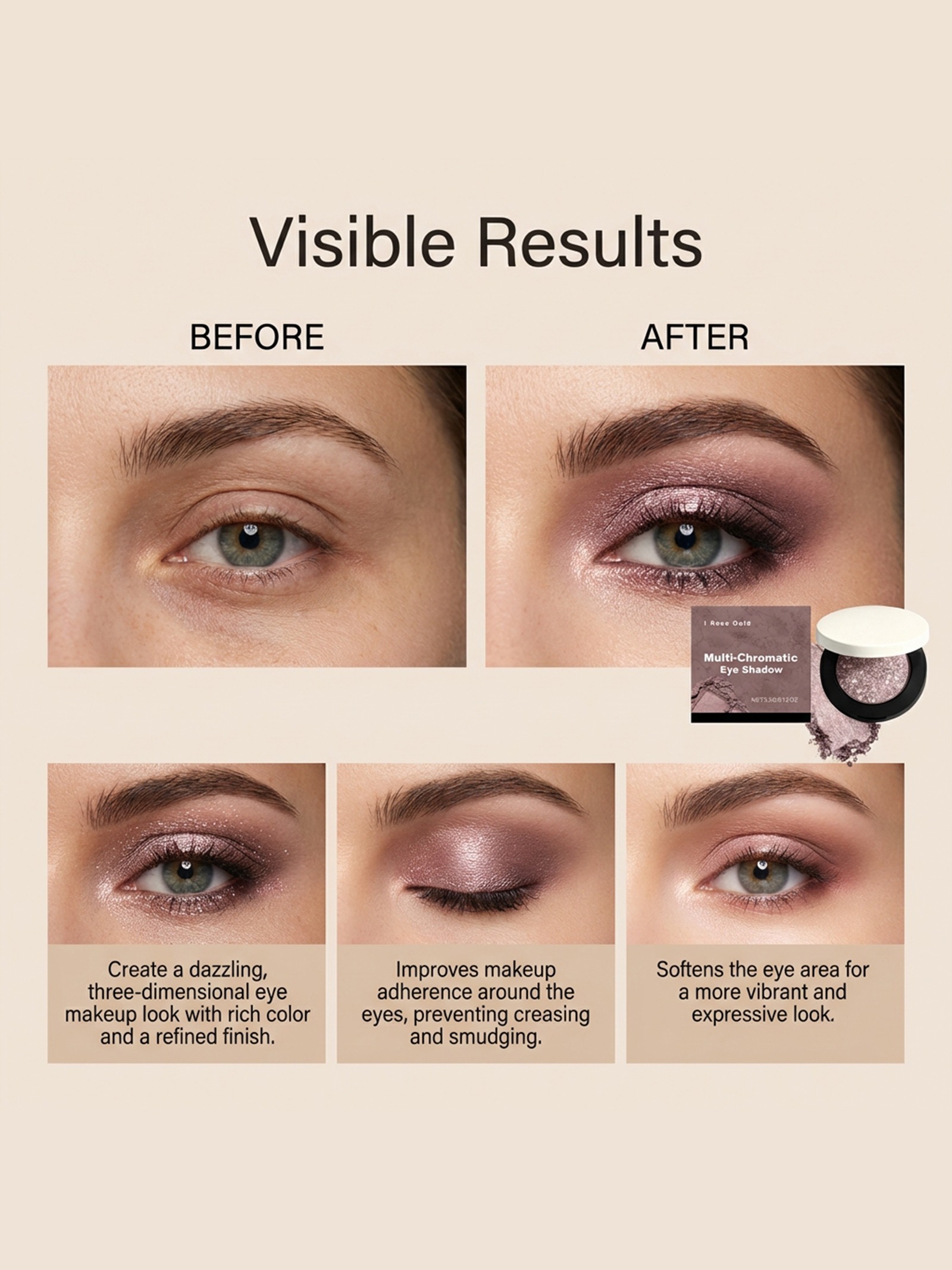 Light Pink Shimmer Eyeshadow