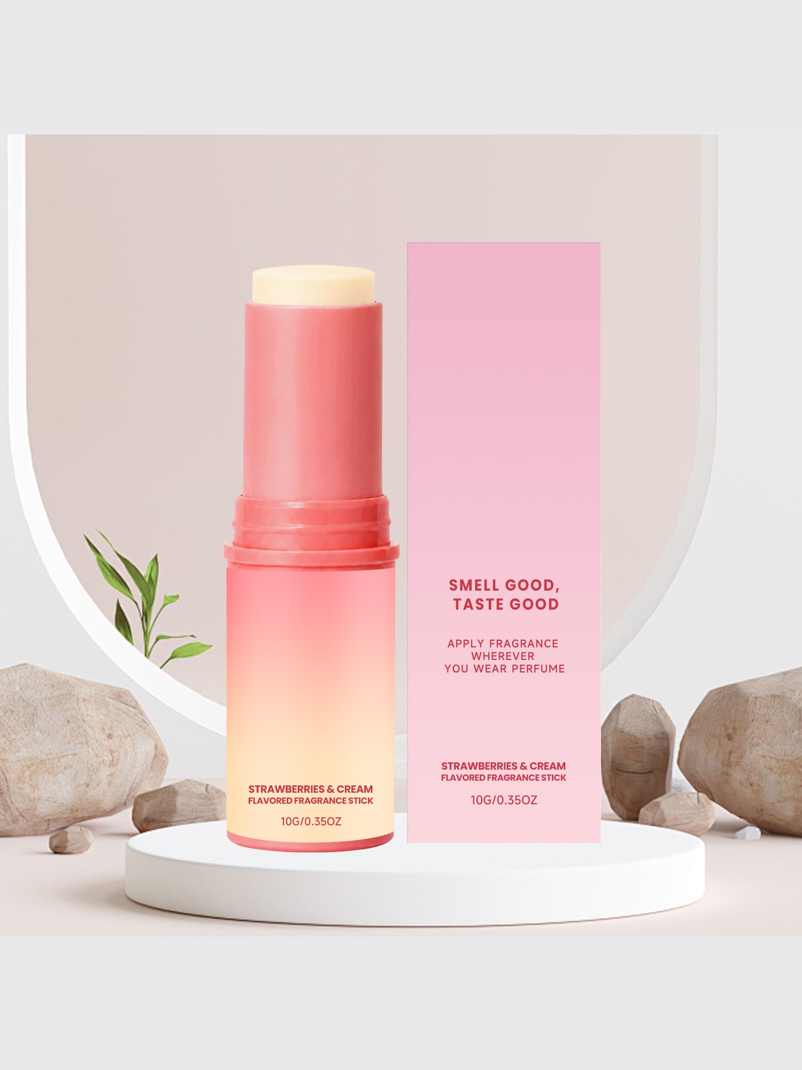 Strawberries and Cream Solid Perfume Stick