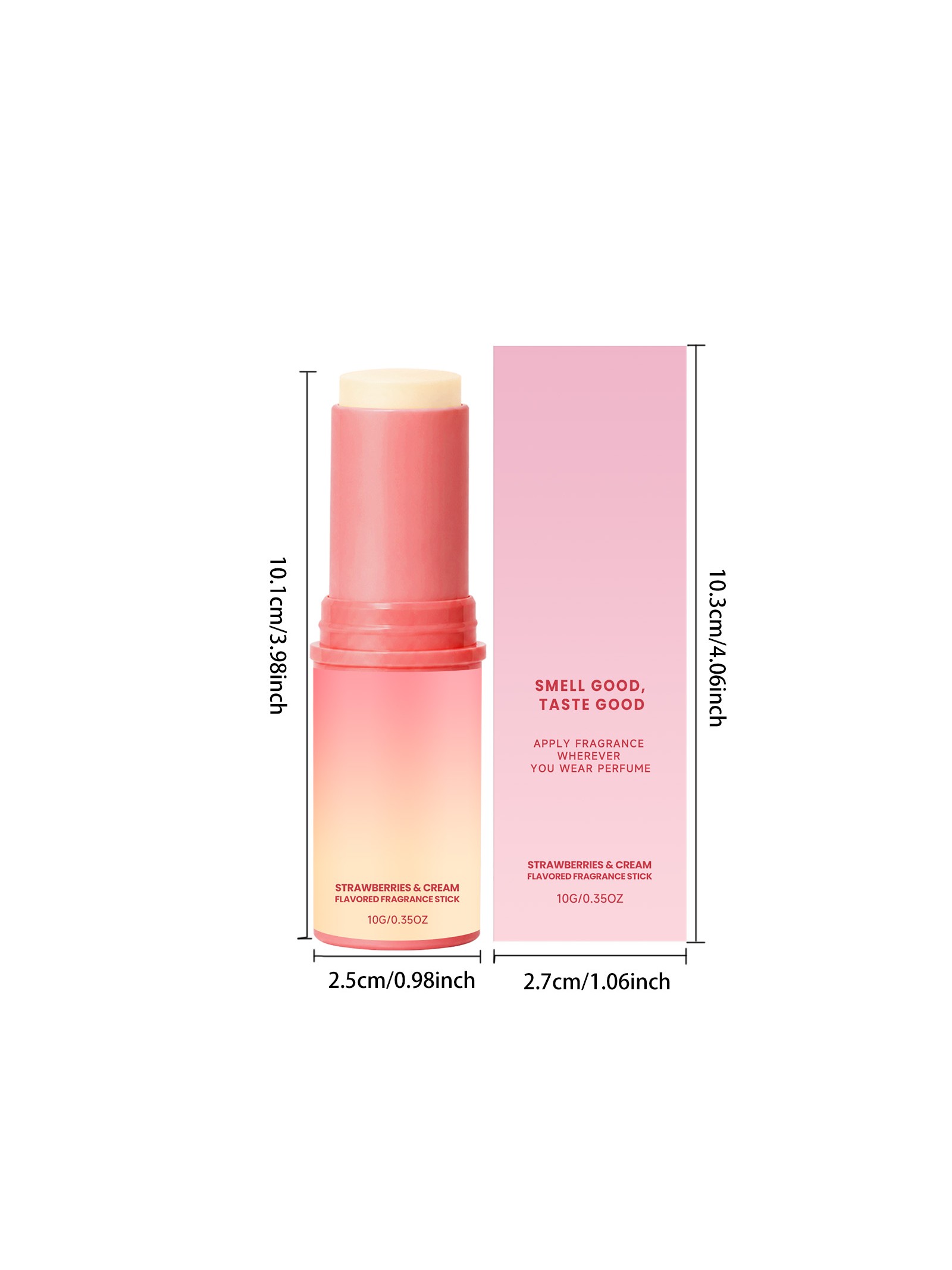 Strawberries and Cream Solid Perfume Stick