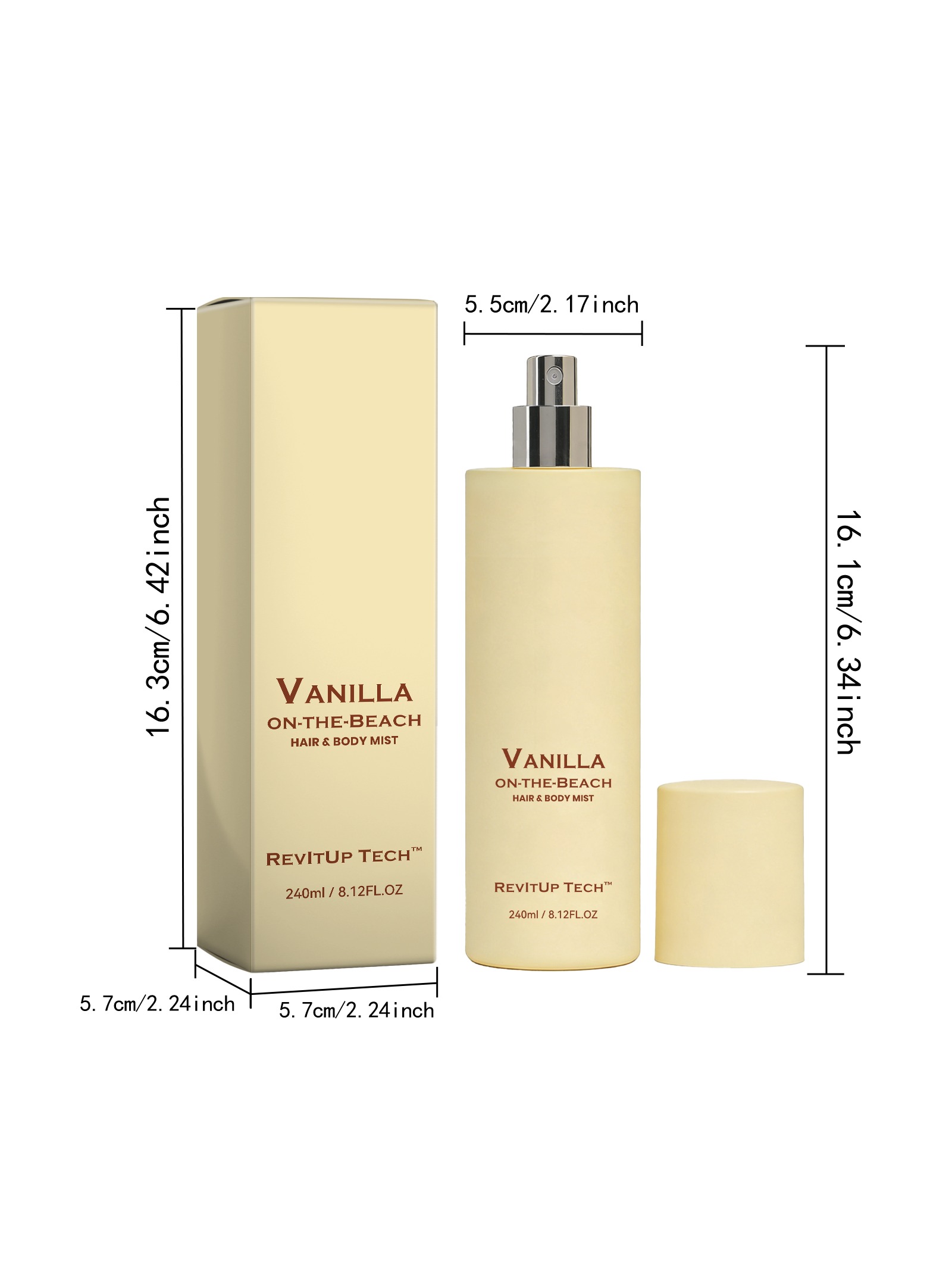 Vanilla Hair and Body Mist